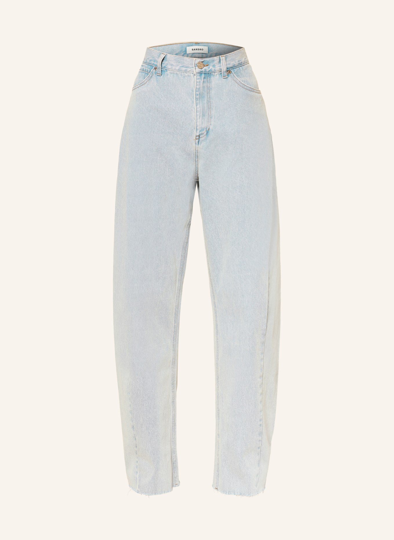 SANDRO Barrel Jeans: J002 LIGHT BLUE JEAN