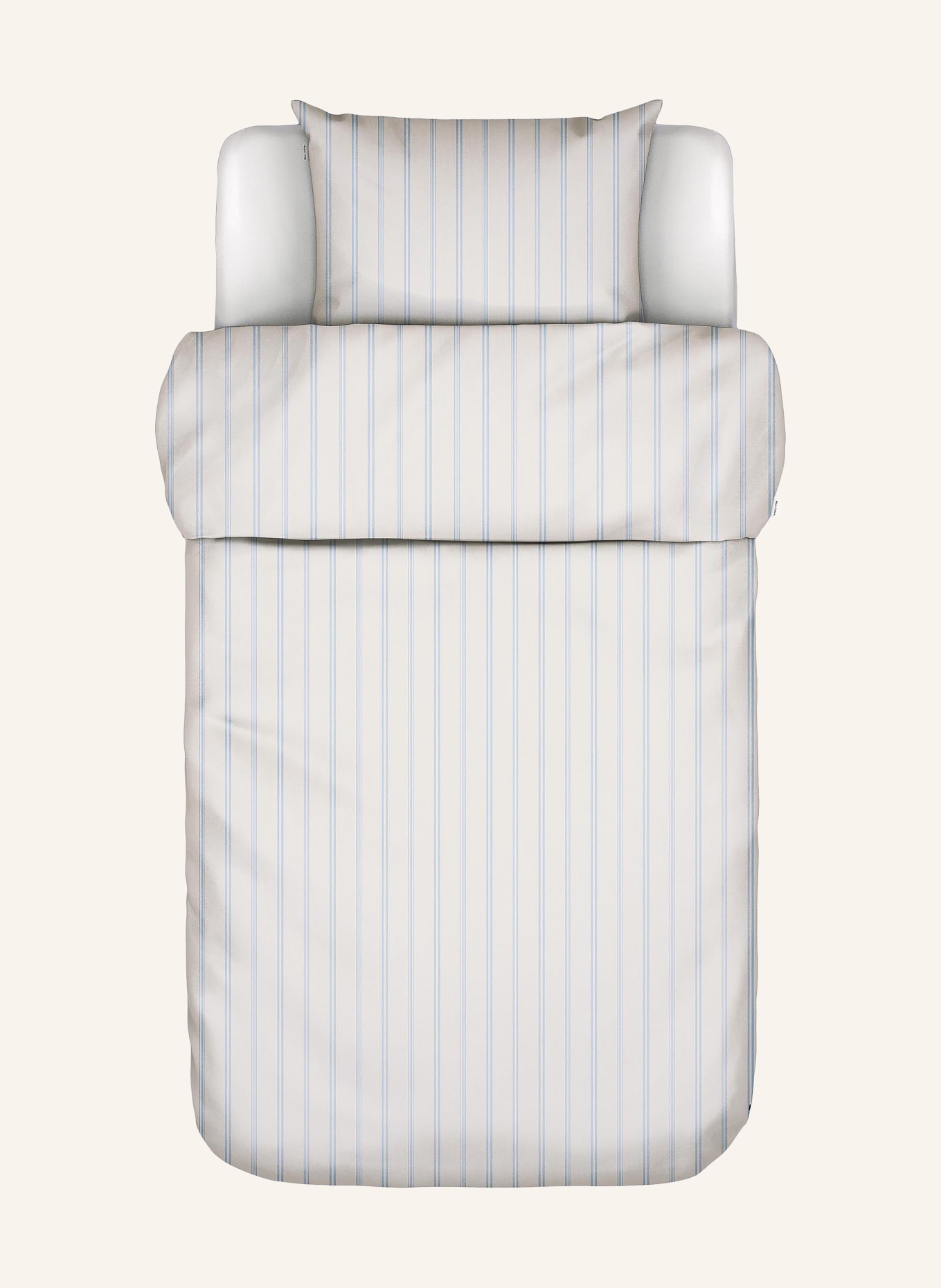 Marc O'Polo Bettwäsche OLIN: CREME / HELLBLAU