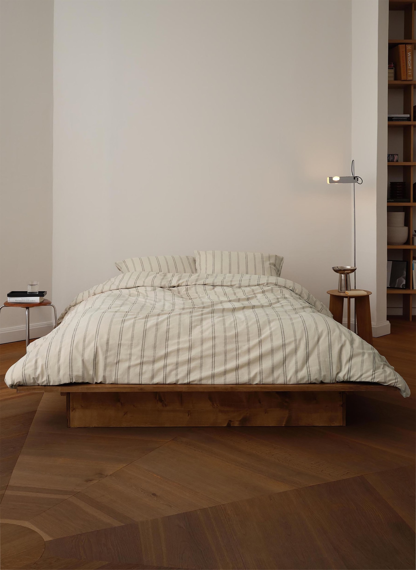 Marc O'Polo Bettwäsche OLIN: BEIGE / DUNKELGRAU