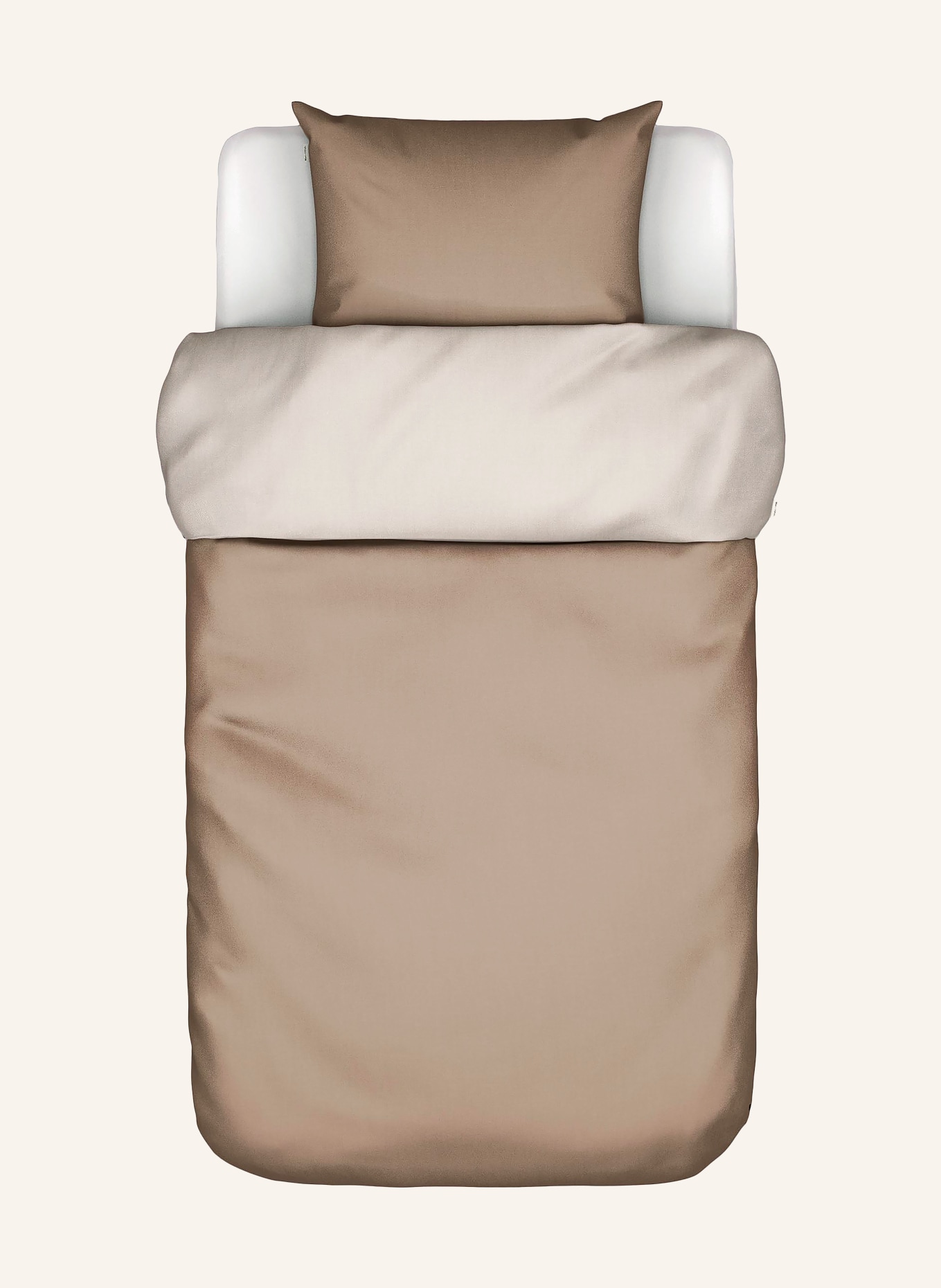 Marc O'Polo Pościel ERLA: BEŻOWY / SZAROBRĄZOWY