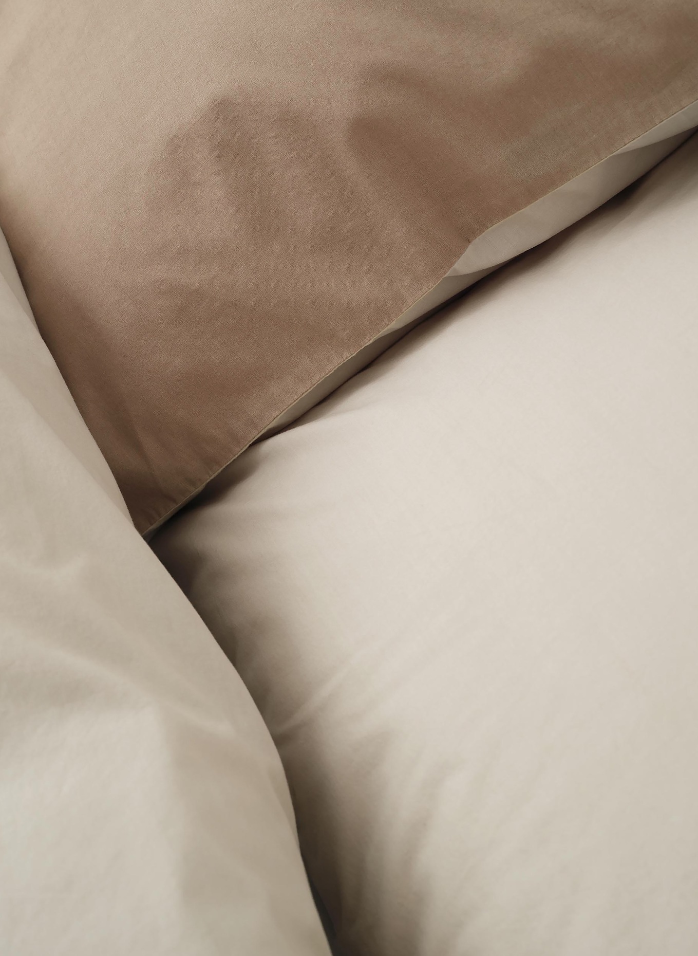 Marc O'Polo Pościel ERLA: BEŻOWY / SZAROBRĄZOWY