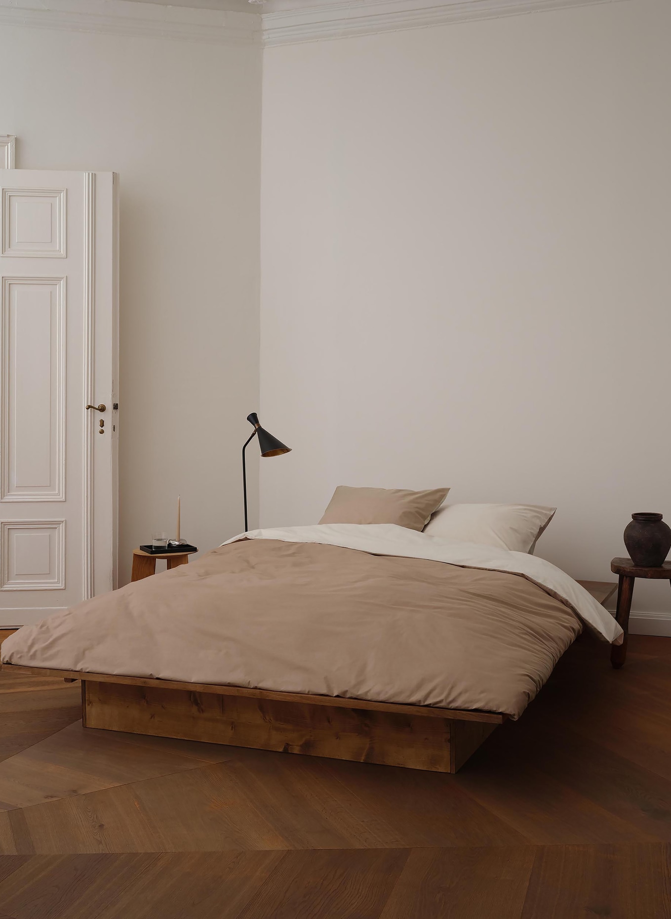 Marc O'Polo Pościel ERLA: BEŻOWY / SZAROBRĄZOWY