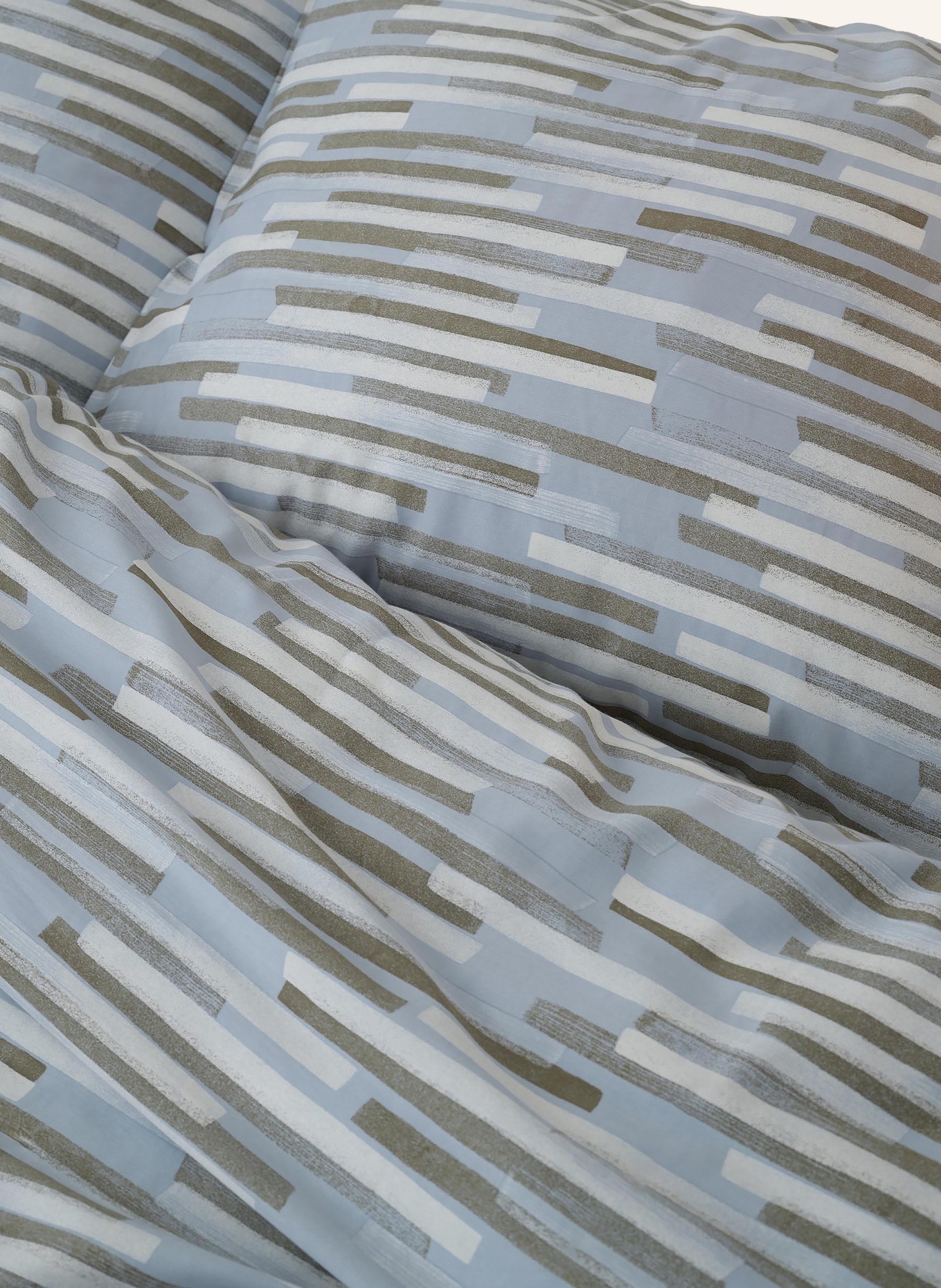 Marc O'Polo Bettwäsche SVALI: HELLBLAU / CREME / GRÜN