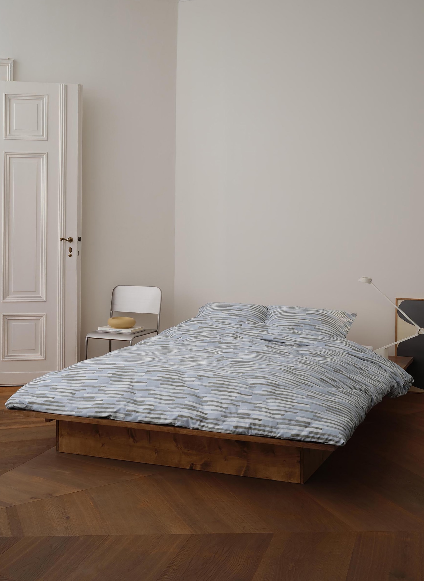 Marc O'Polo Bettwäsche SVALI: HELLBLAU / CREME / GRÜN