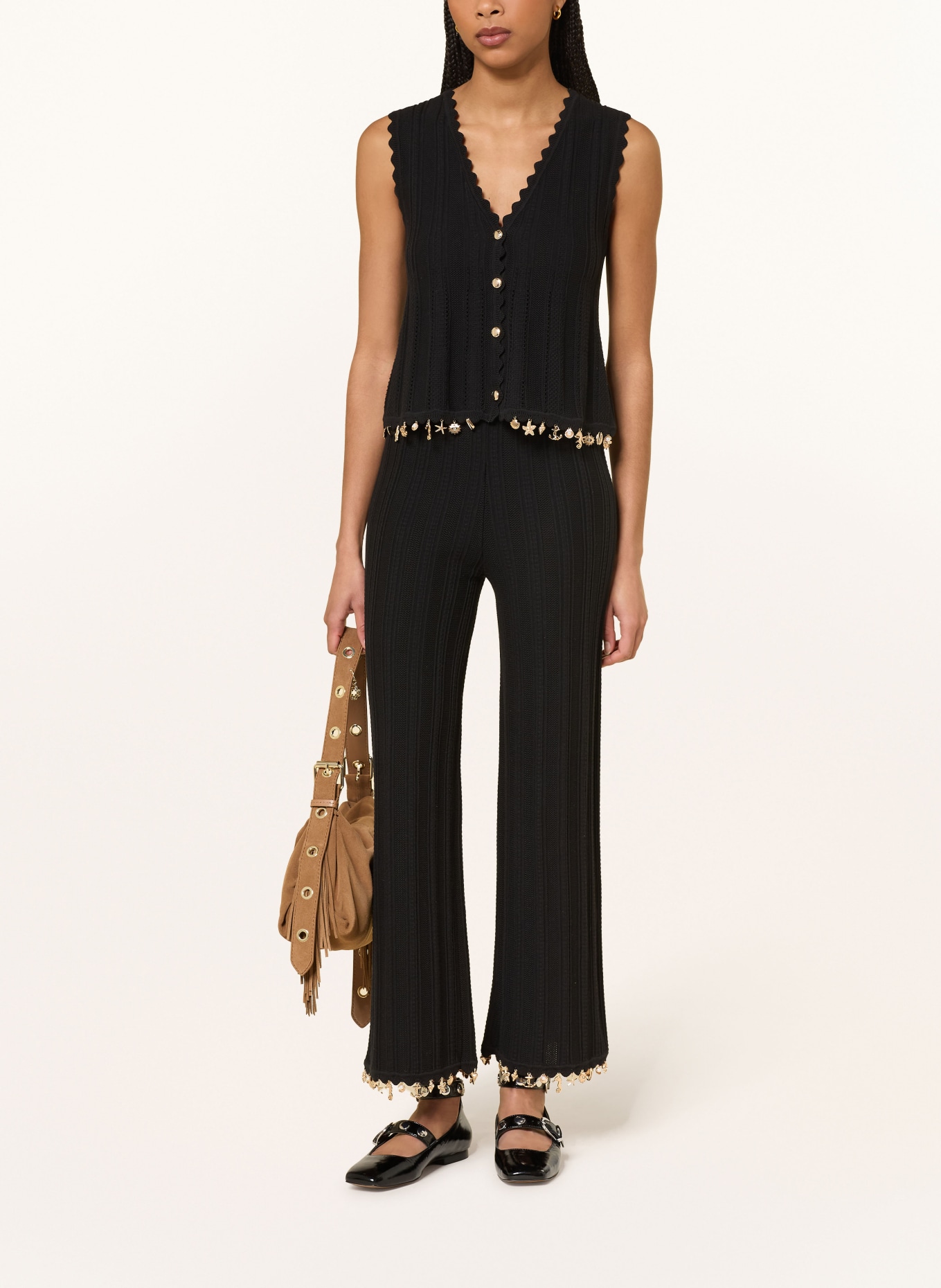 maje Strickweste: SCHWARZ