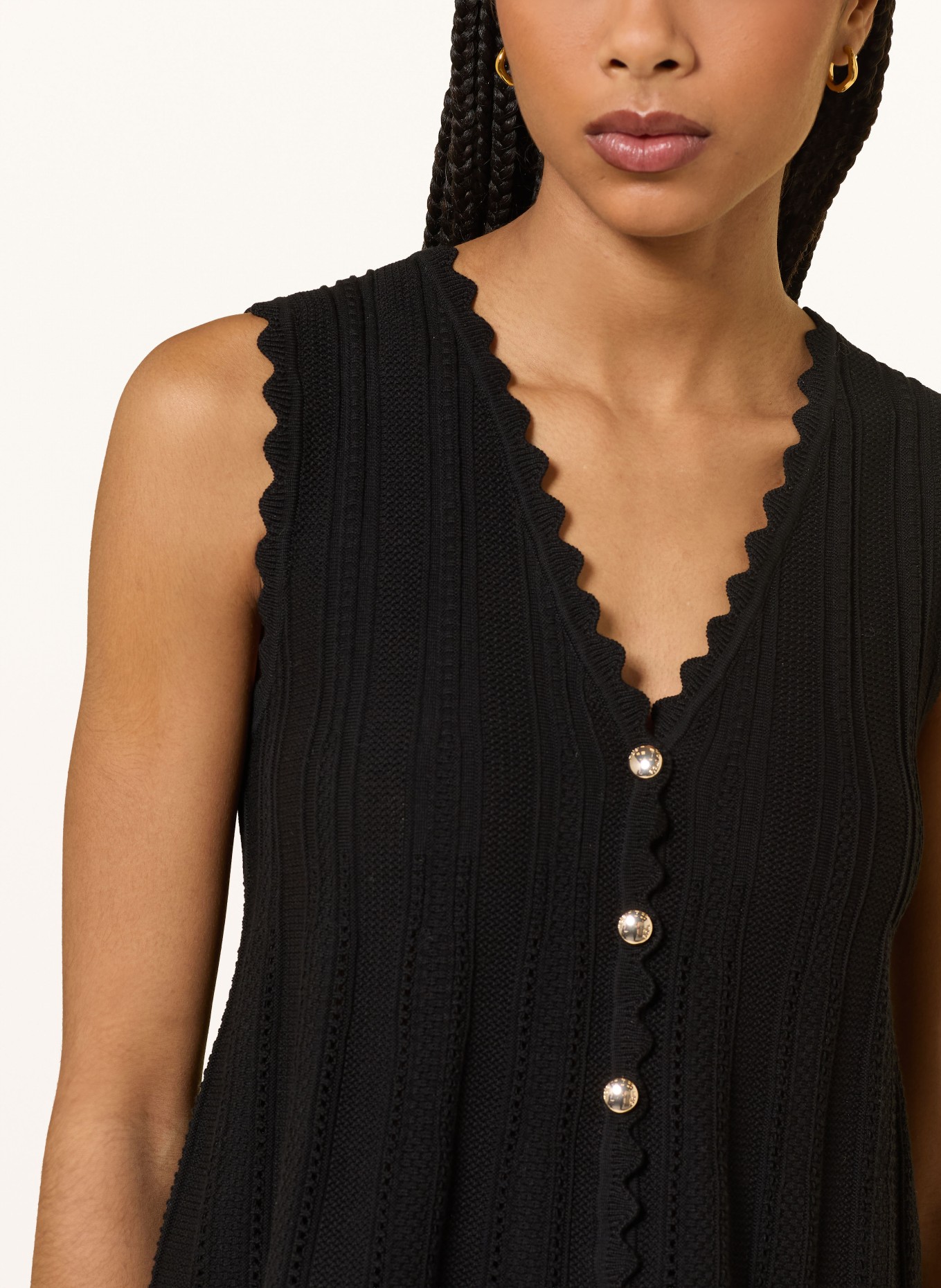 maje Strickweste: SCHWARZ