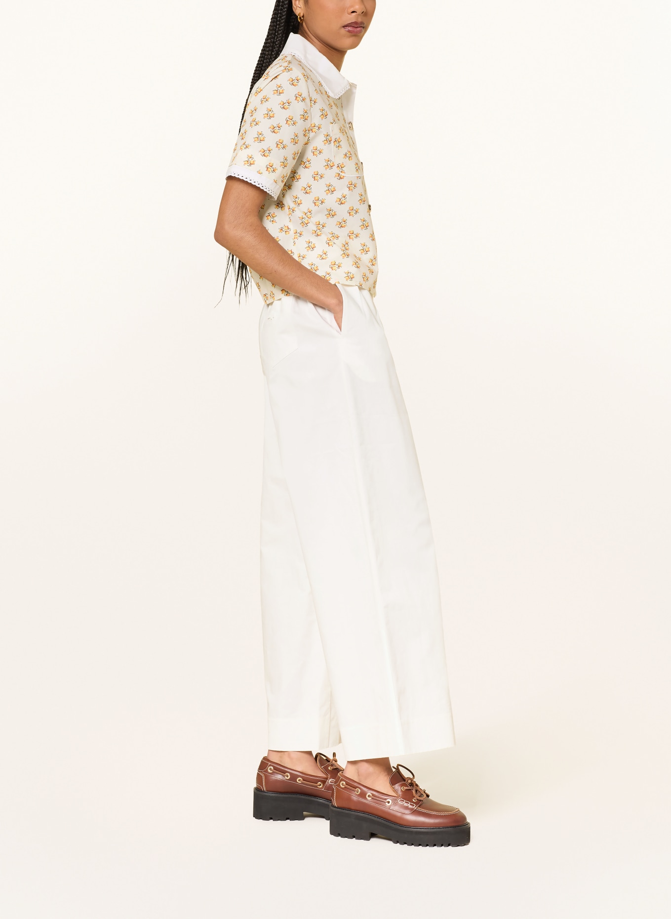 maje Marlenehose: WEISS