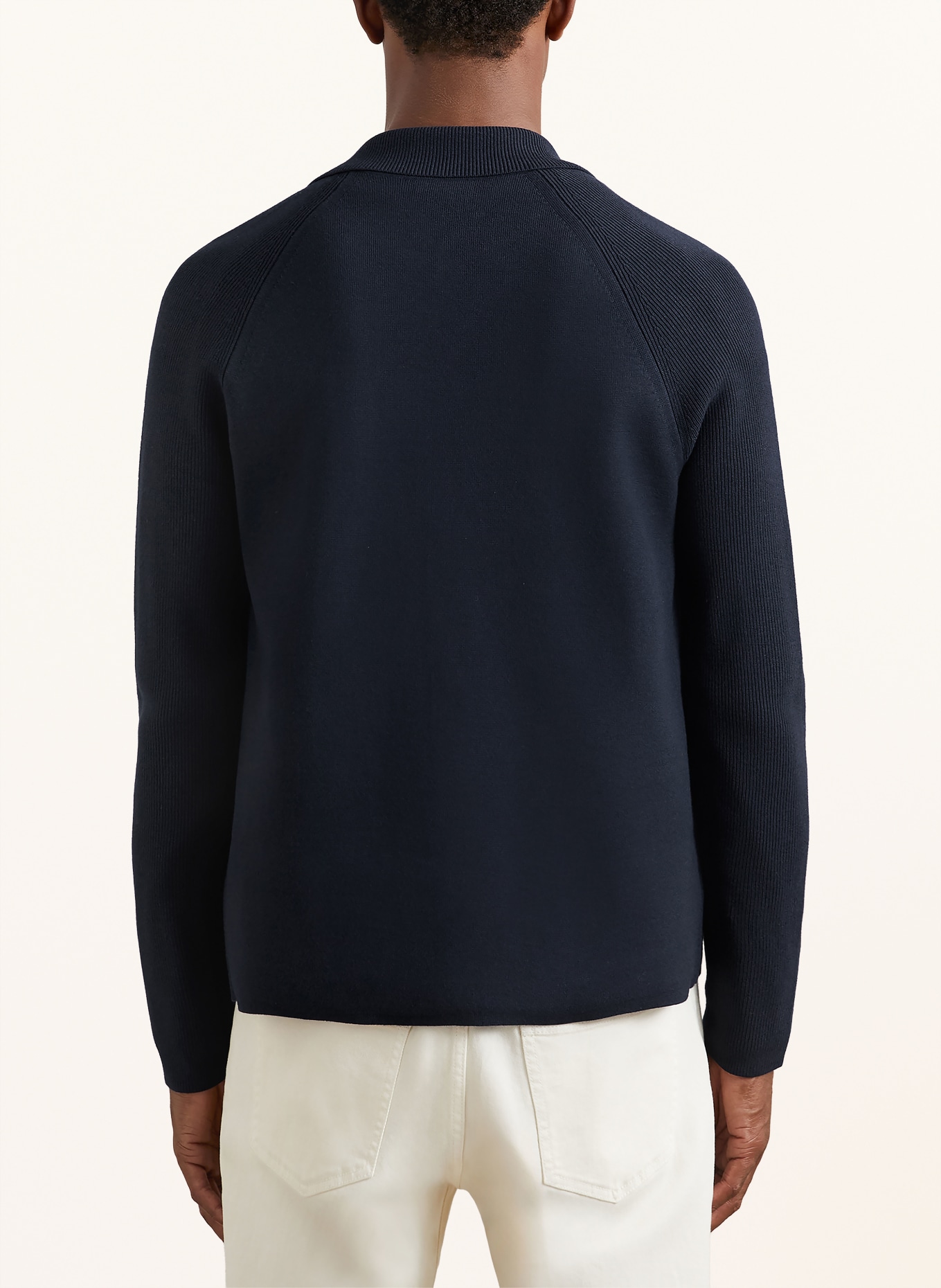 REISS Strickjacke FITZGERALD: DUNKELBLAU