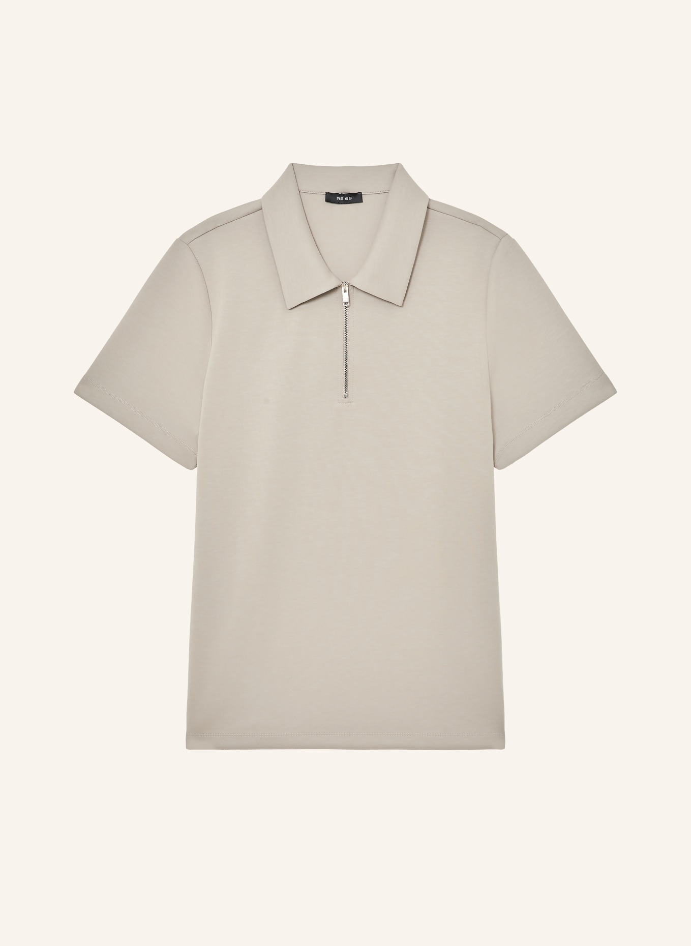 REISS Jersey-Poloshirt LORD: BEIGE
