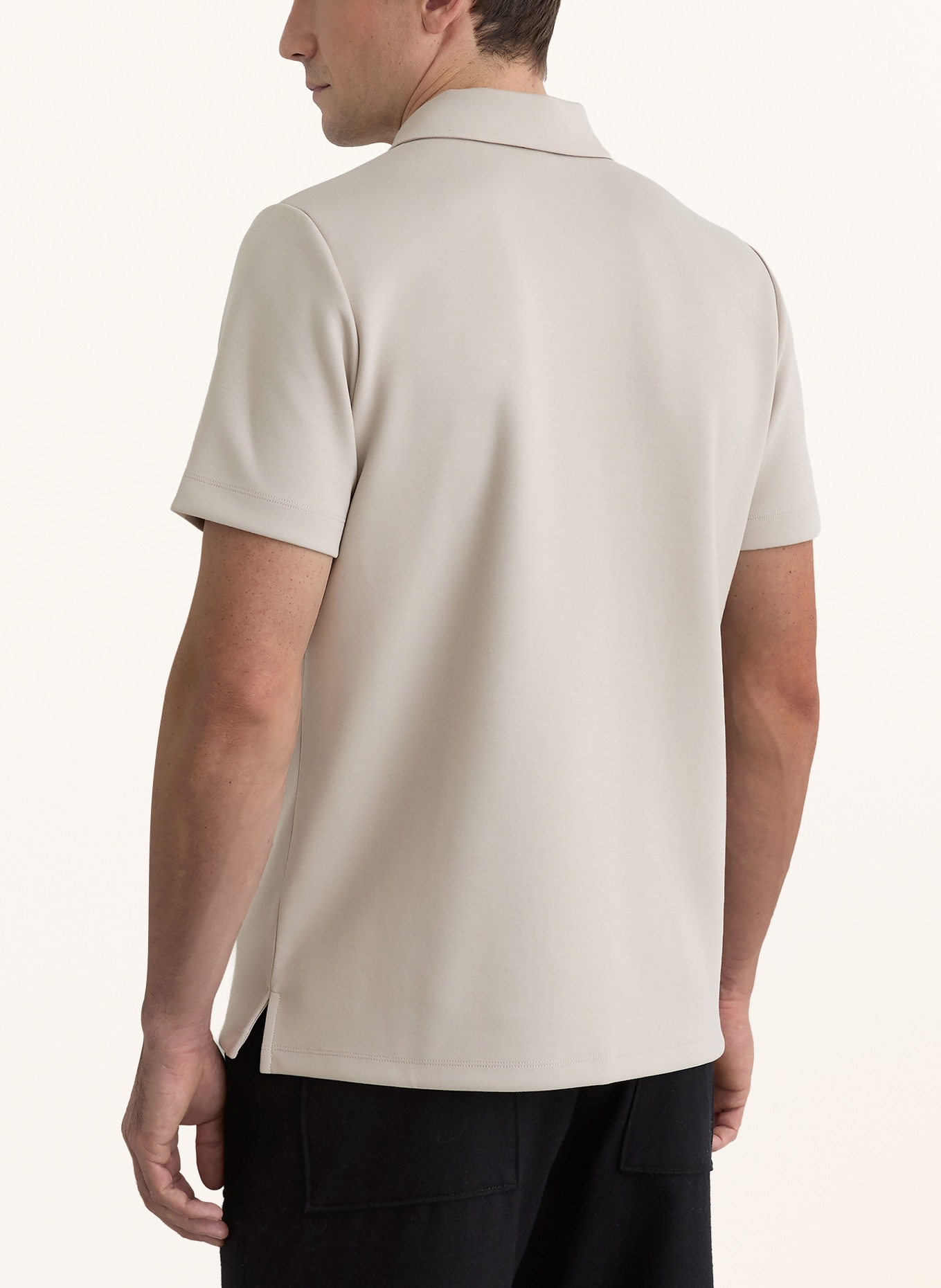 REISS Jersey-Poloshirt LORD: BEIGE