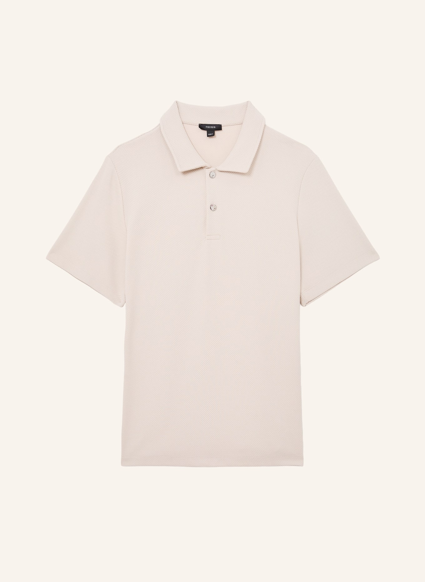 REISS Piqué polokošile KENNEDY: BÉŽOVÁ