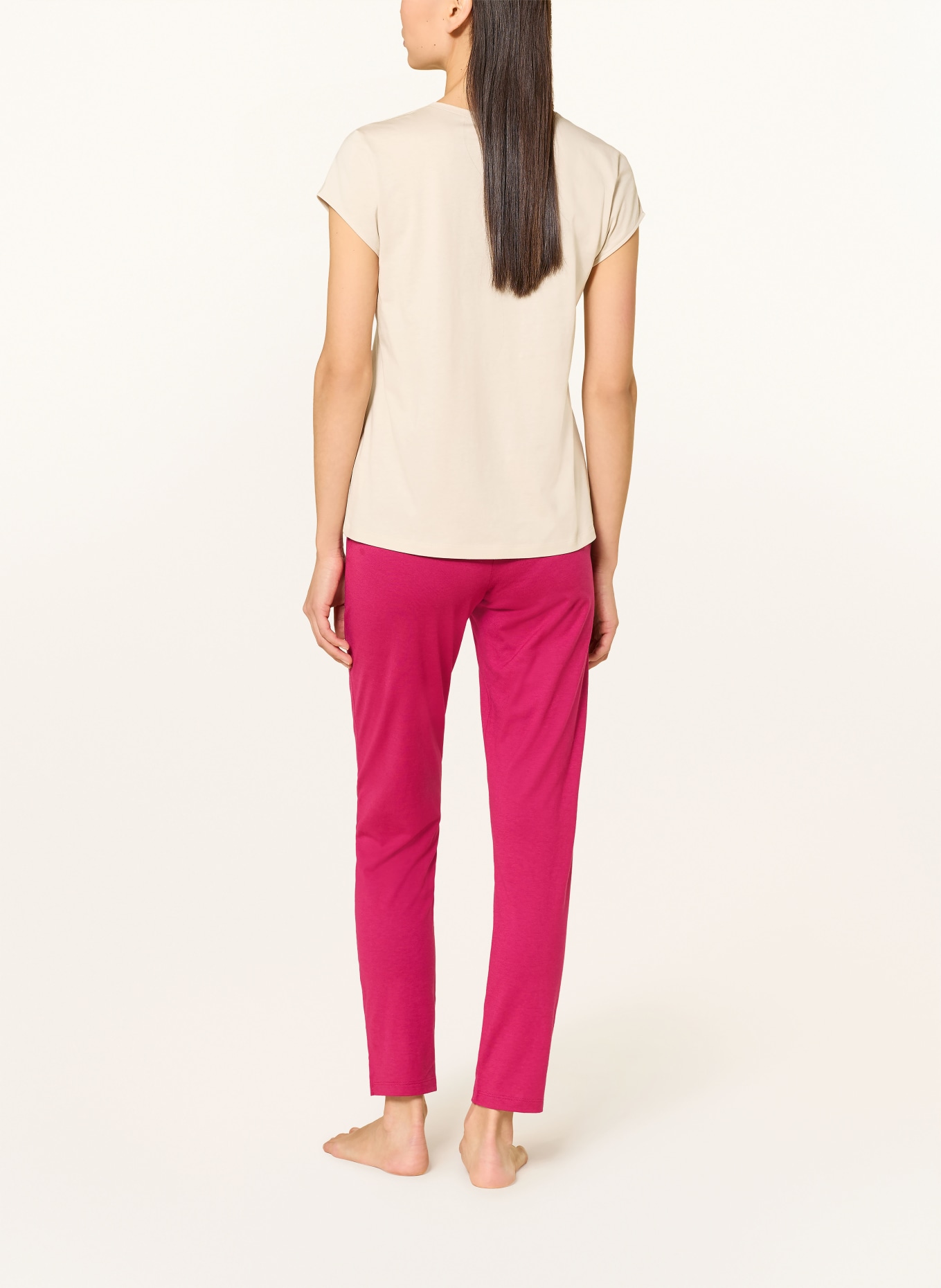 HANRO Sleep shirt NATURAL SHIRT: BEIGE