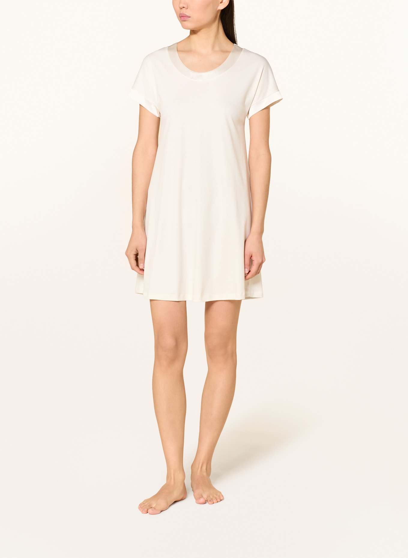 HANRO ANILLA nightdress: CREAM