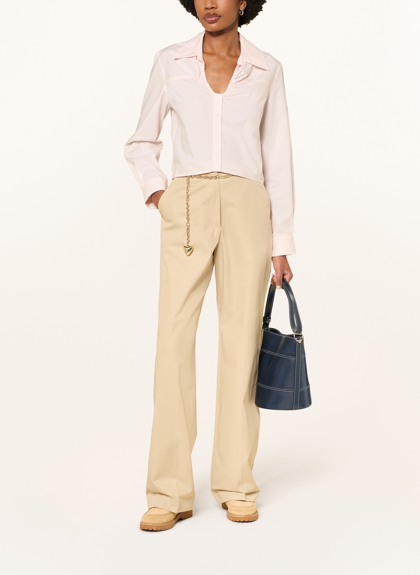 CLAUDIE PIERLOT Hemdbluse: HELLROSA