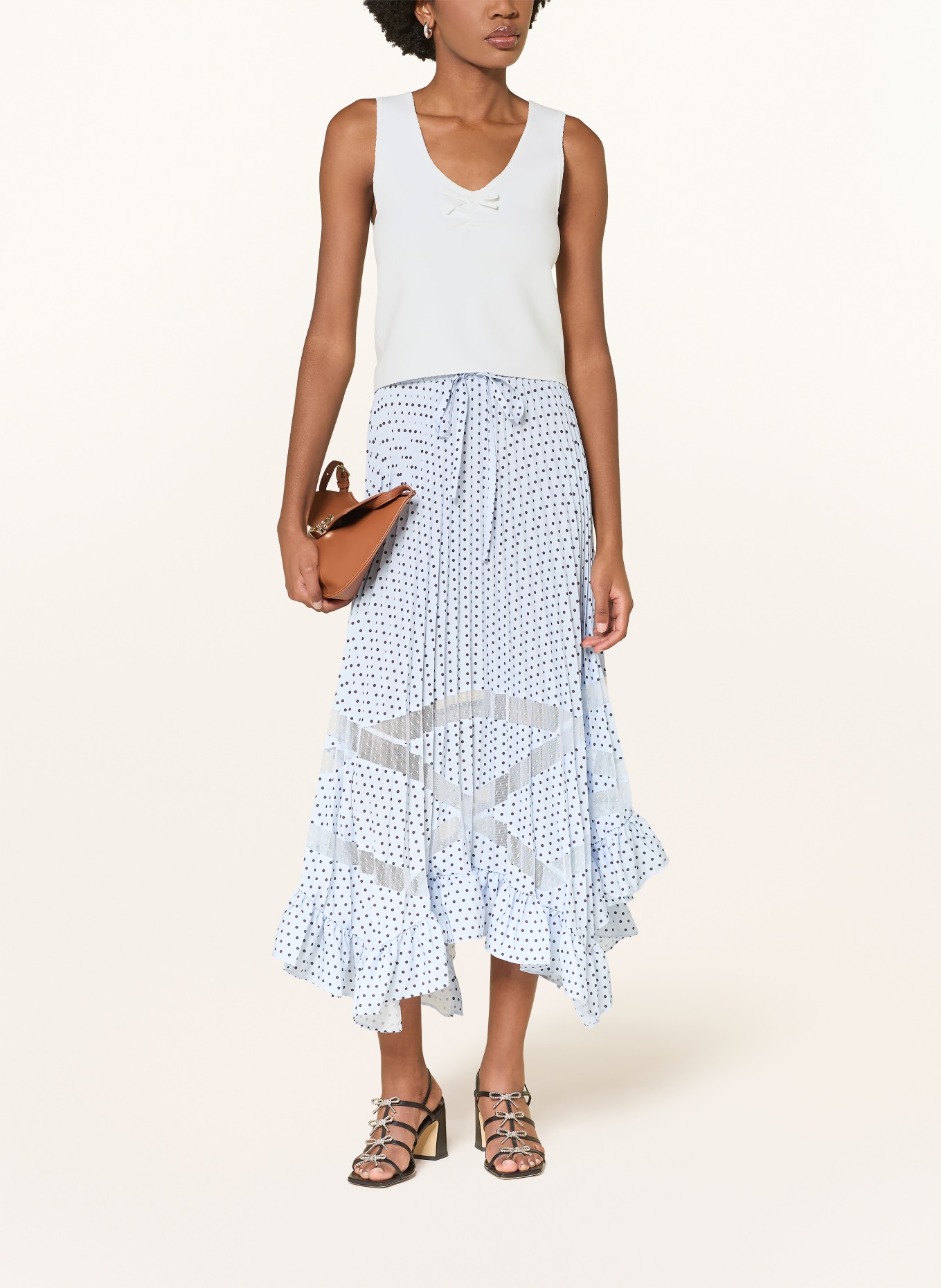 CLAUDIE PIERLOT Top: WEISS