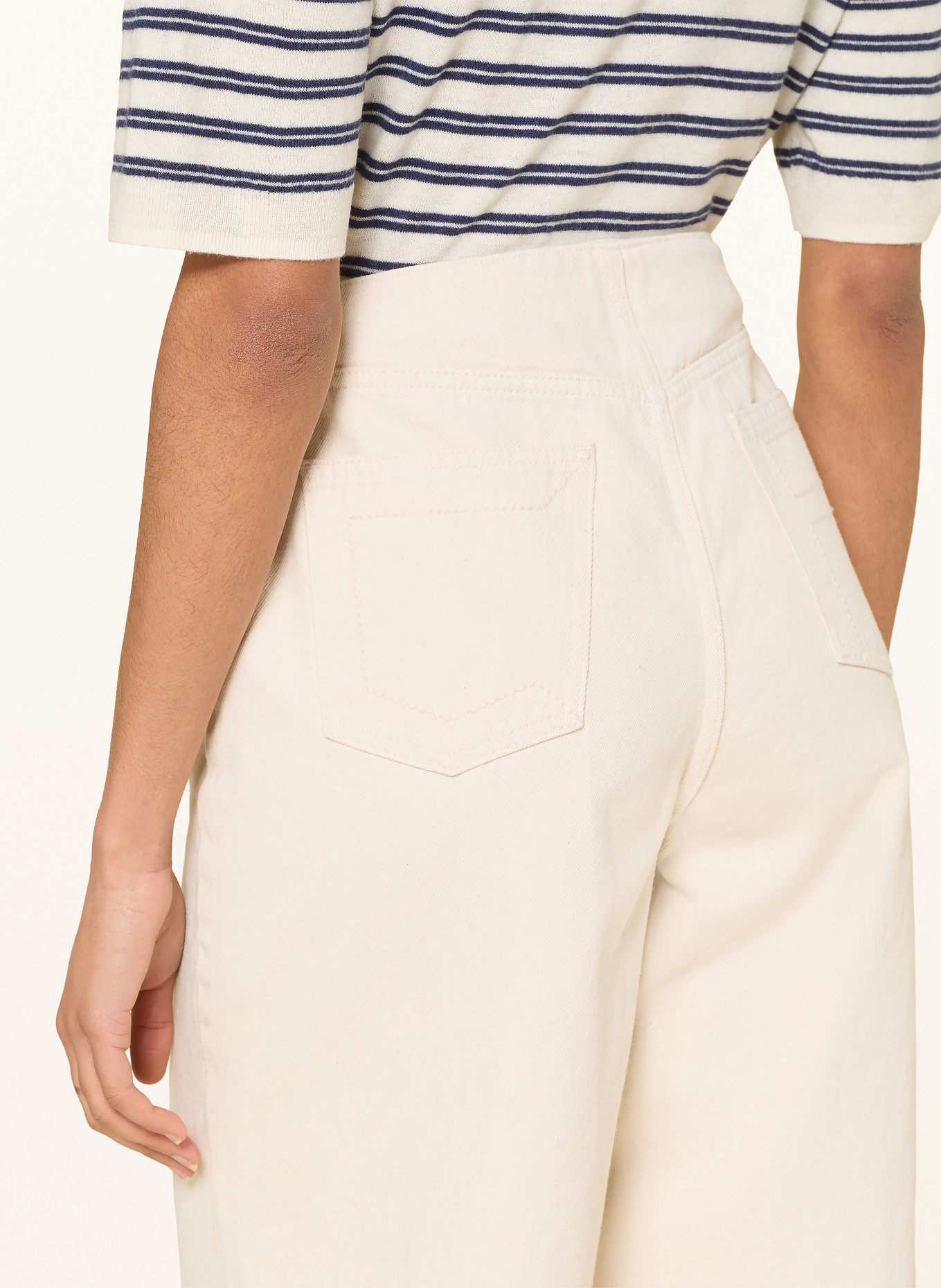 CLAUDIE PIERLOT Dżinsowe bermudy: ECRU