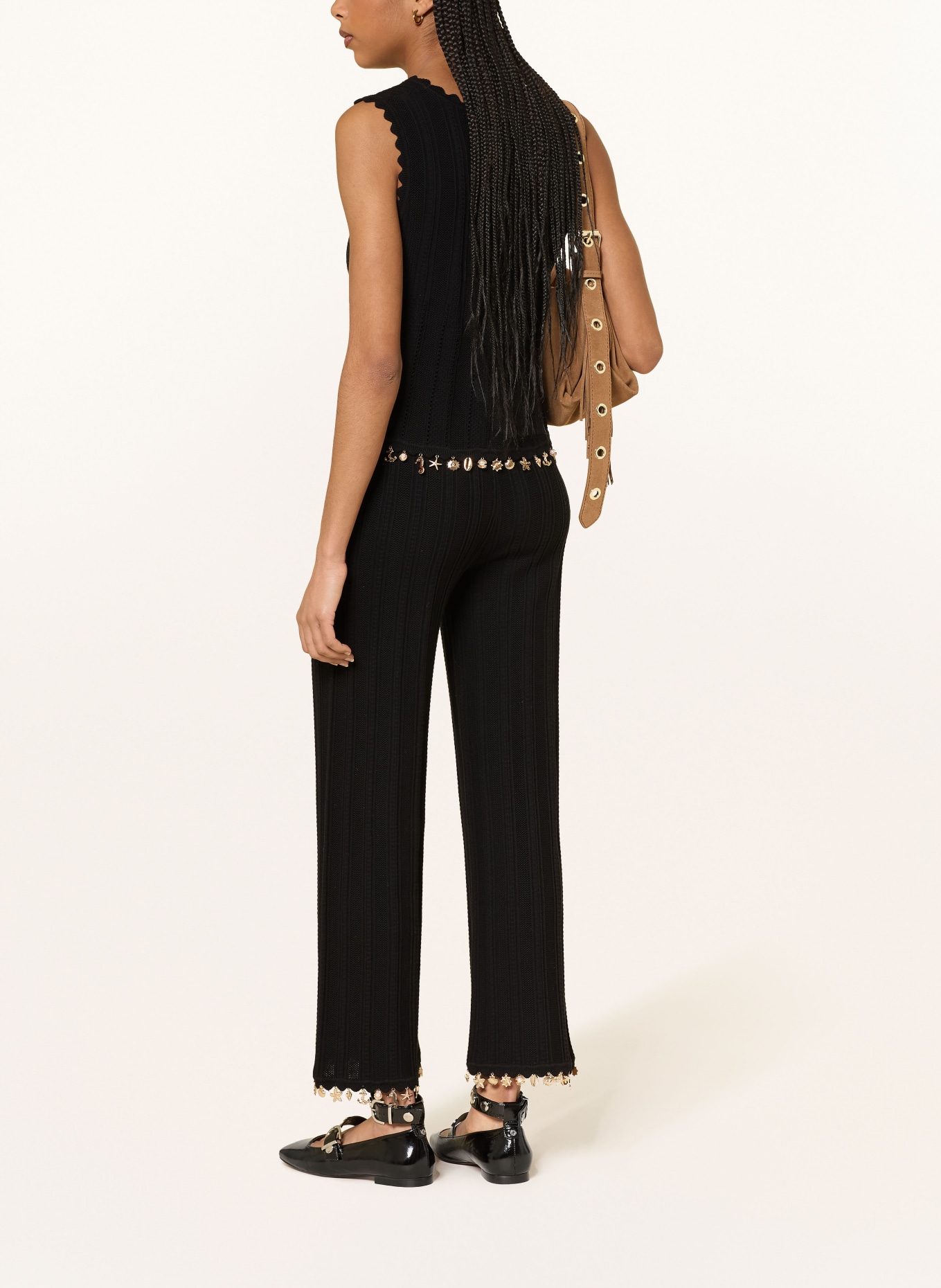 maje Strickhose: SCHWARZ