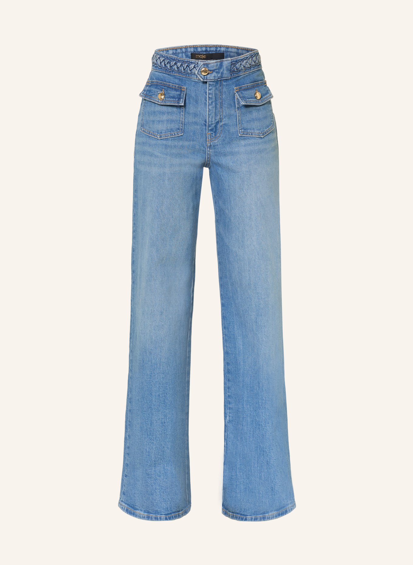 maje Dżinsy z szerokimi nogawkami: 0201 BLUE