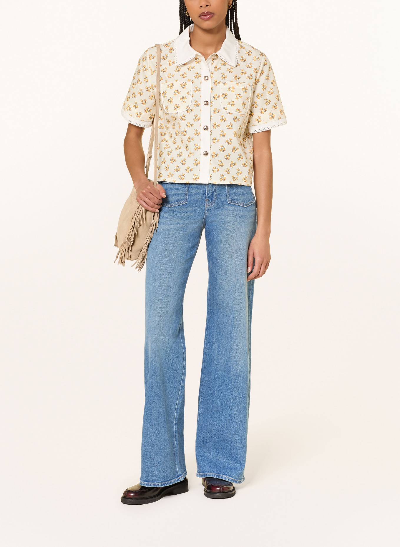 maje Dżinsy z szerokimi nogawkami: 0201 BLUE