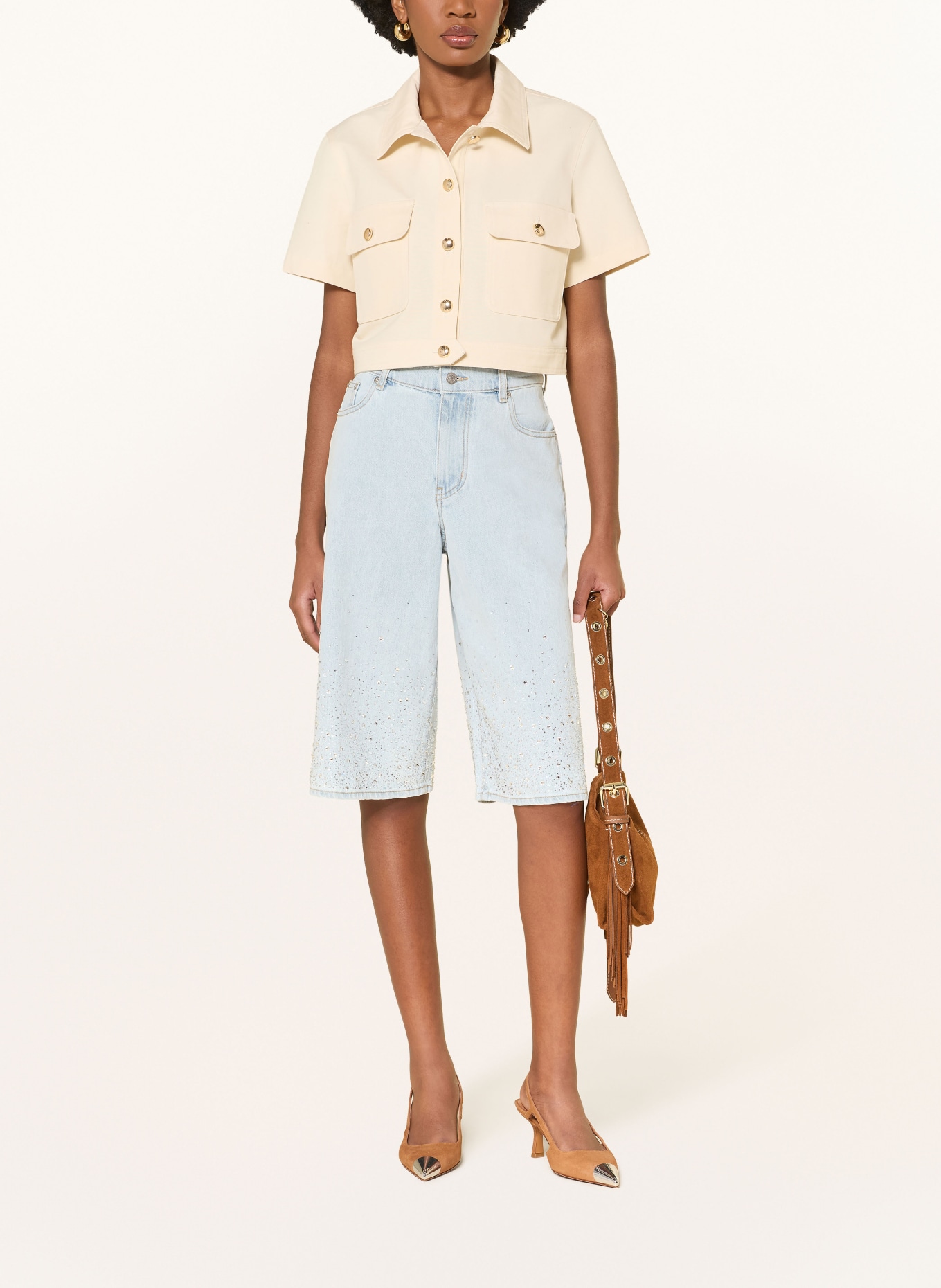 maje Kastenjacke: ECRU