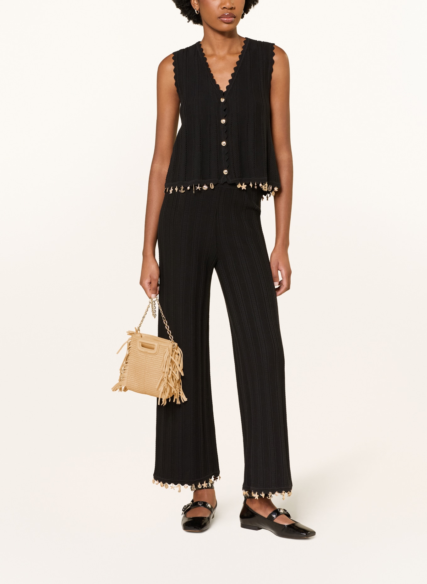 maje Umhängetasche: CAMEL