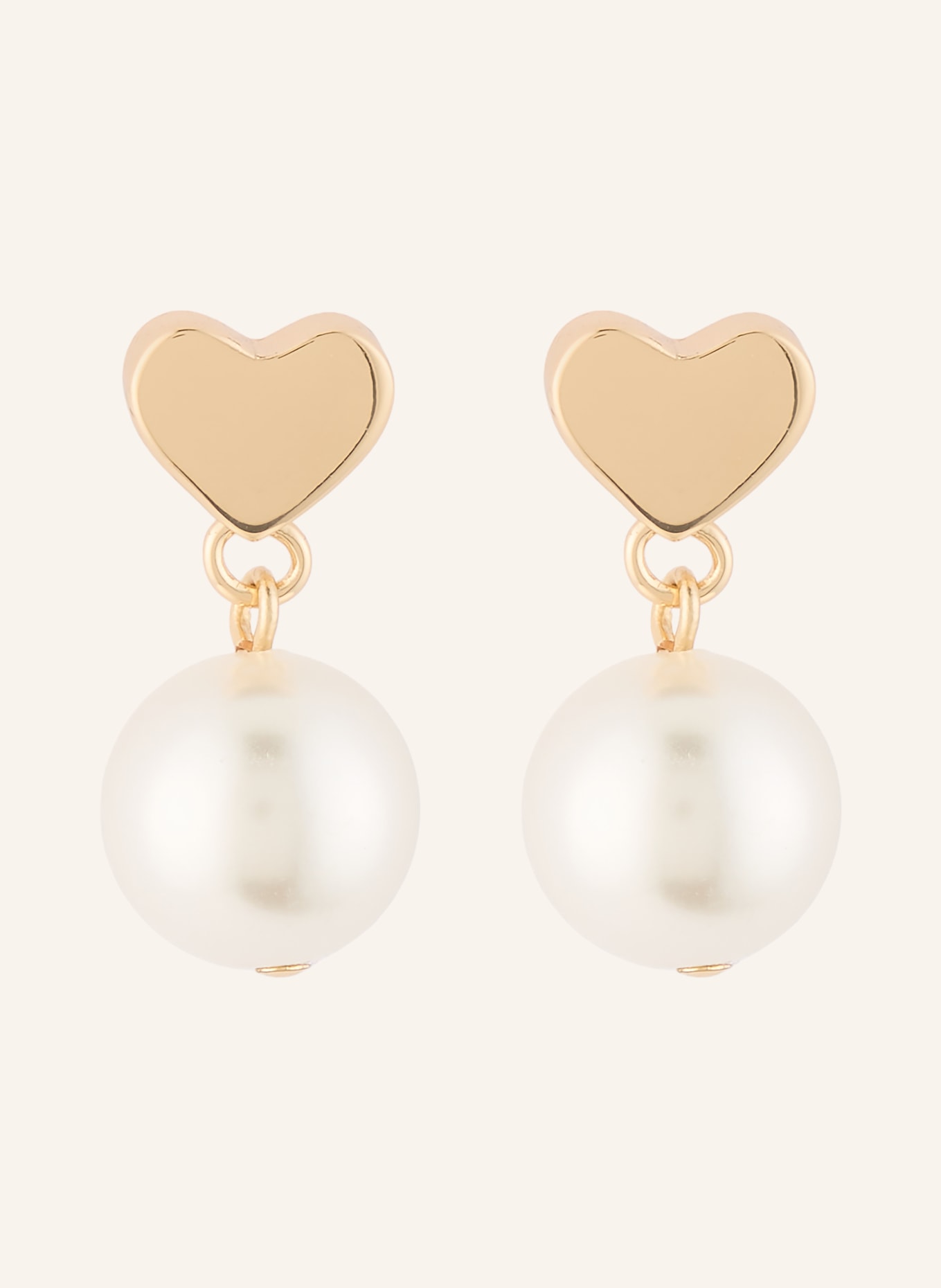 maje Ohrhänger: GOLD / WEISS