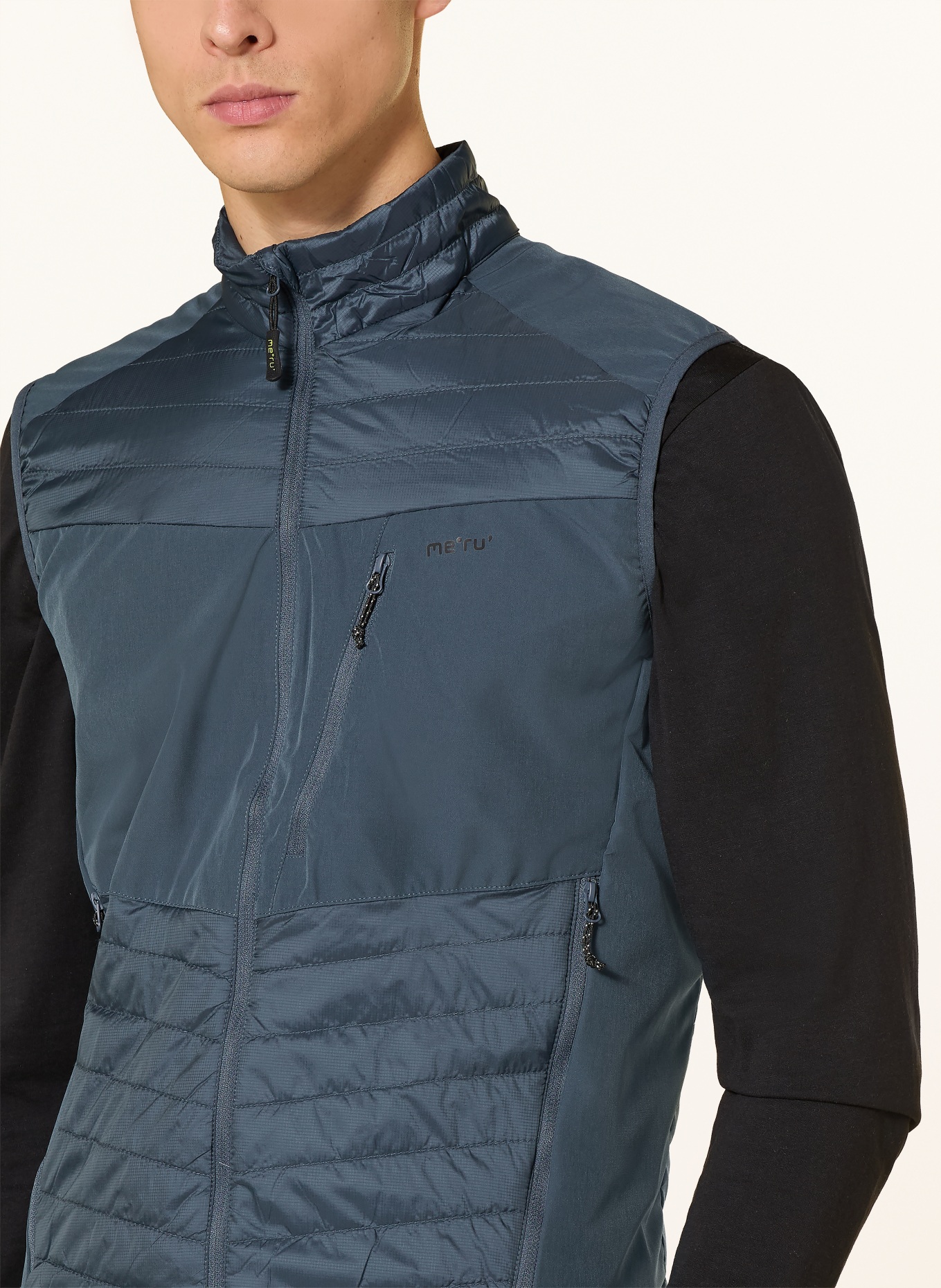 me°ru' JAUJA hybrid vest: TEAL