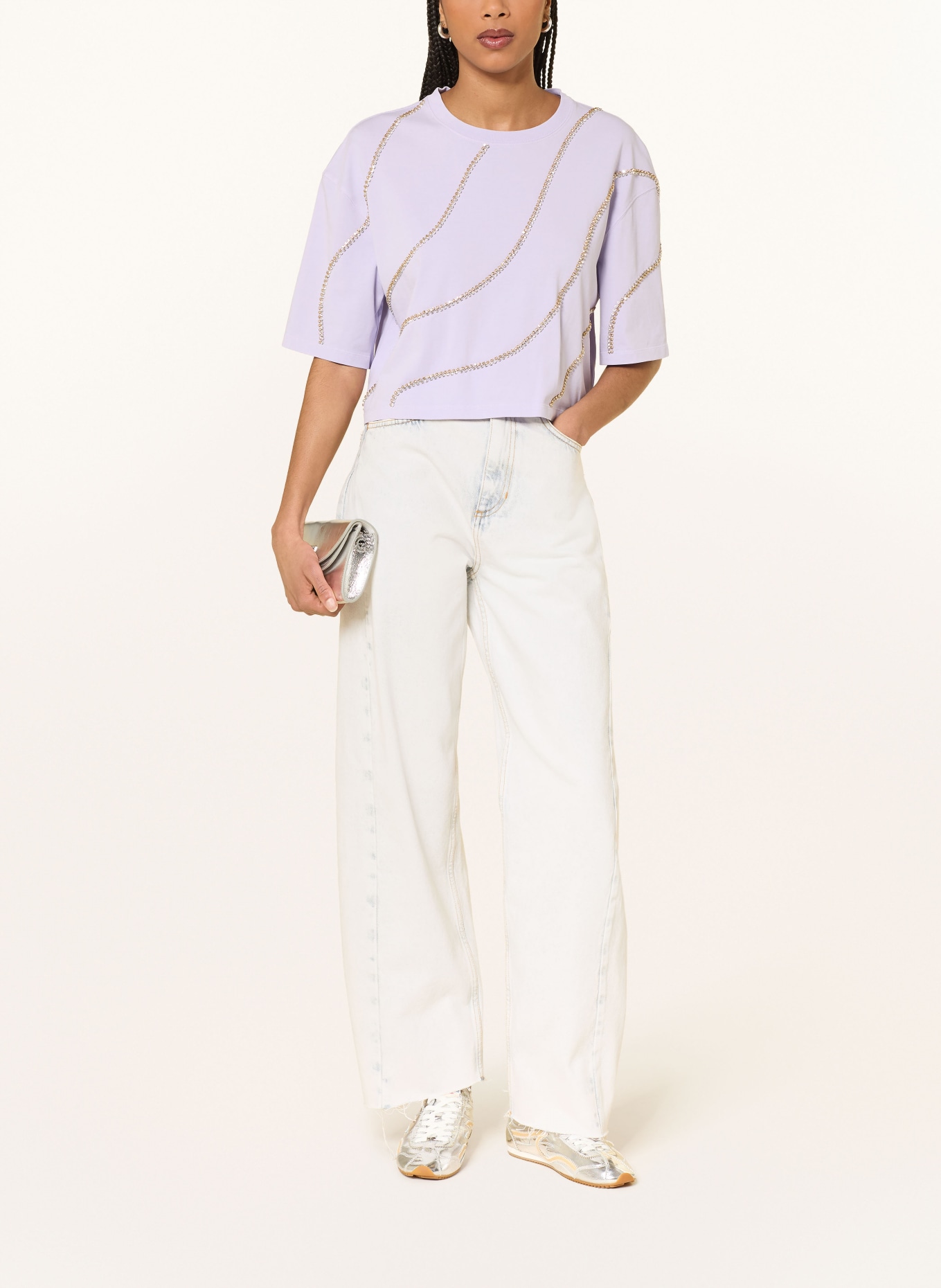 SANDRO Barrel Jeans: 40 SKY BLUE