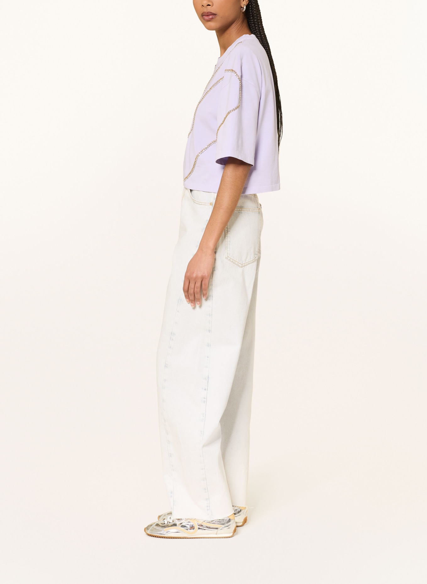 SANDRO Barrel Jeans: 40 SKY BLUE