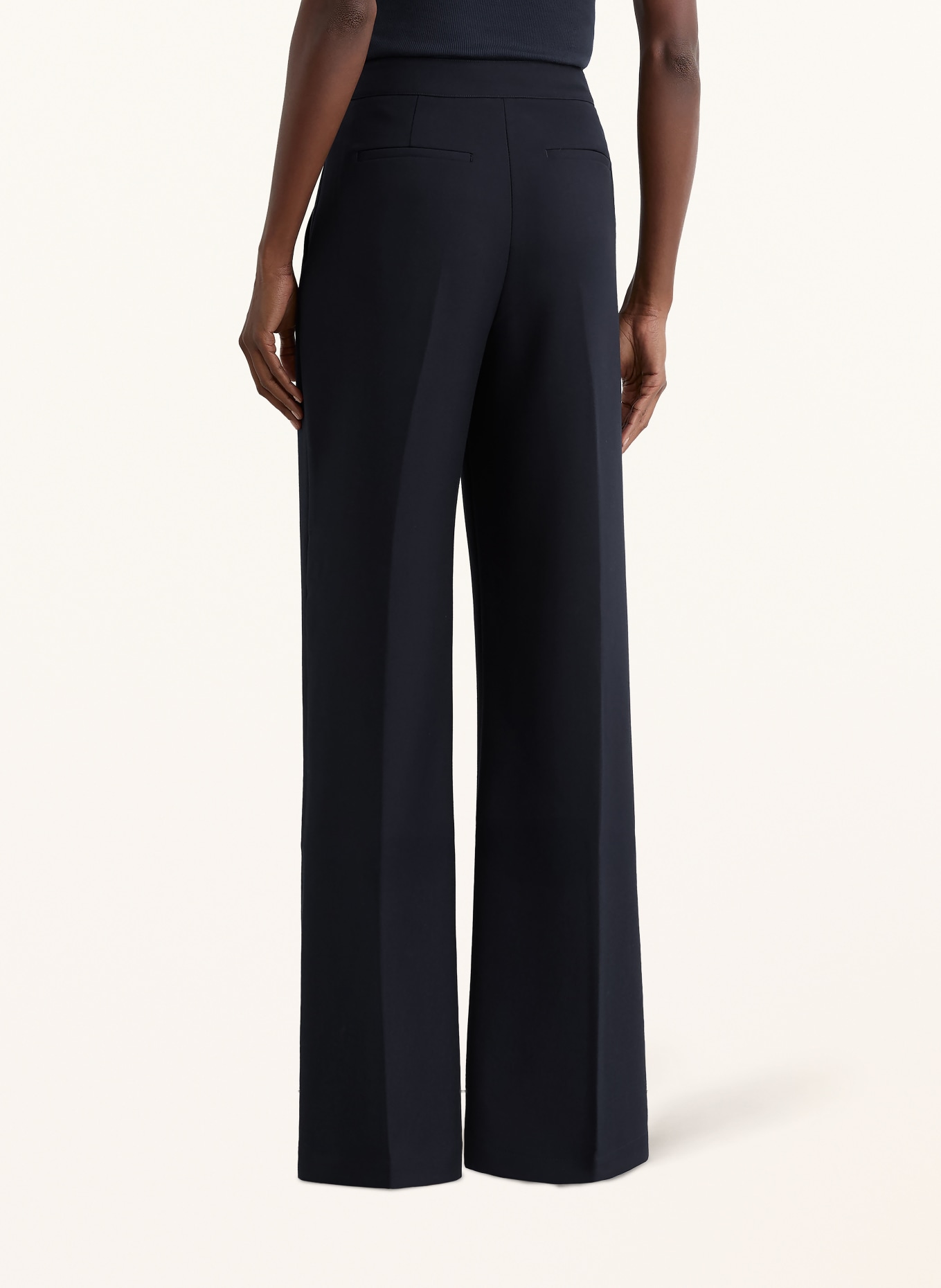 REISS Spodnie z marleny CARLEY: GRANATOWY