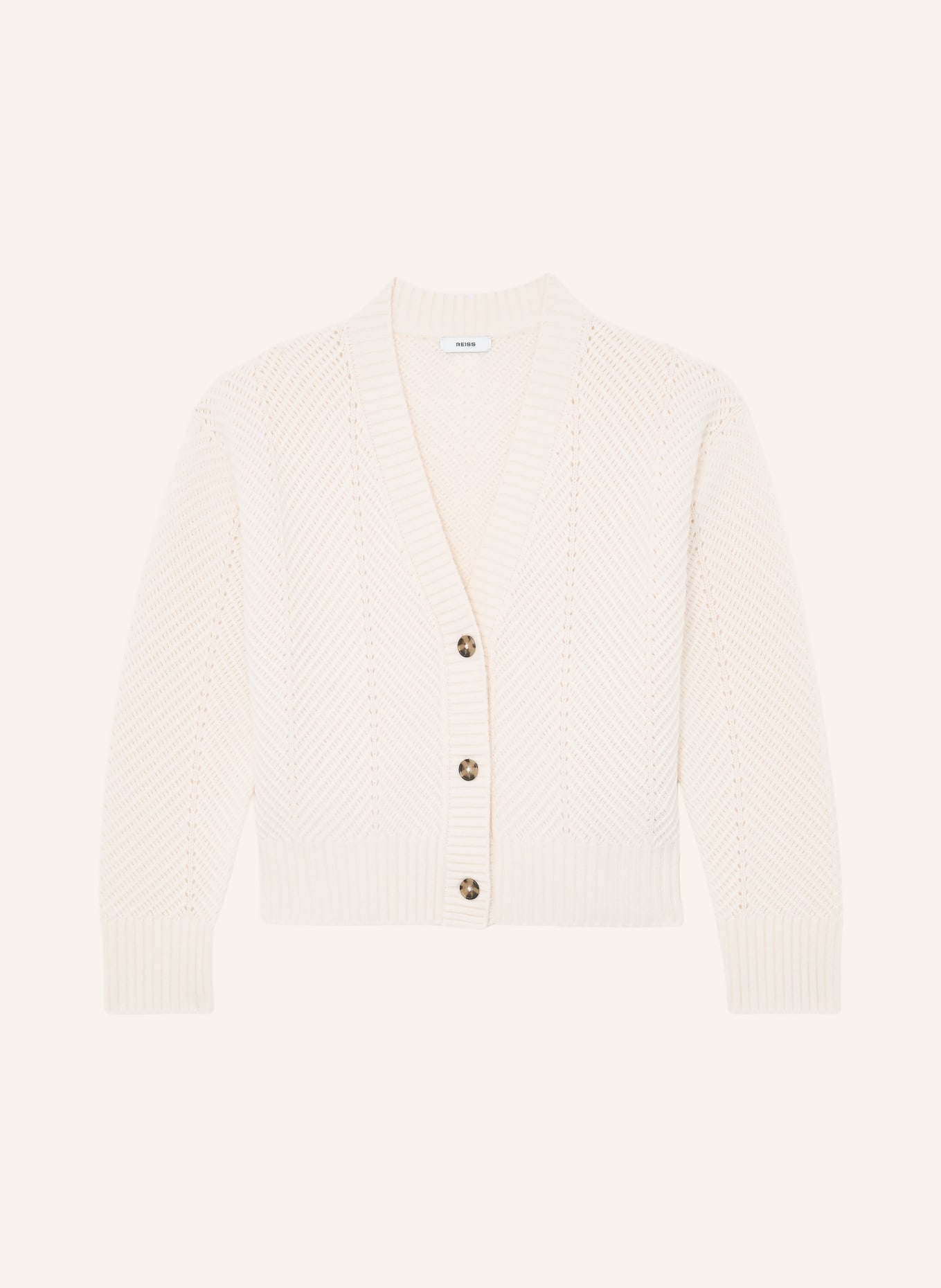 REISS Strickjacke LOTTI: CREME