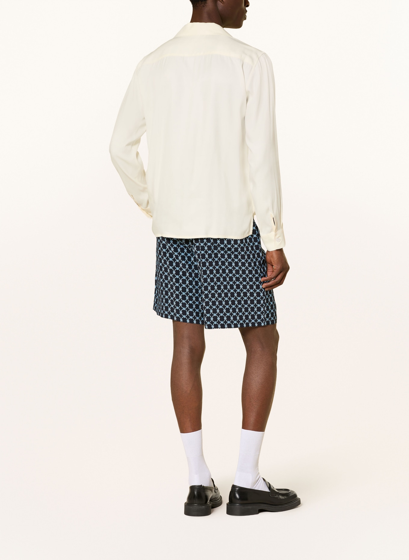 SANDRO Shorts: DUNKELBLAU / HELLBLAU / WEISS