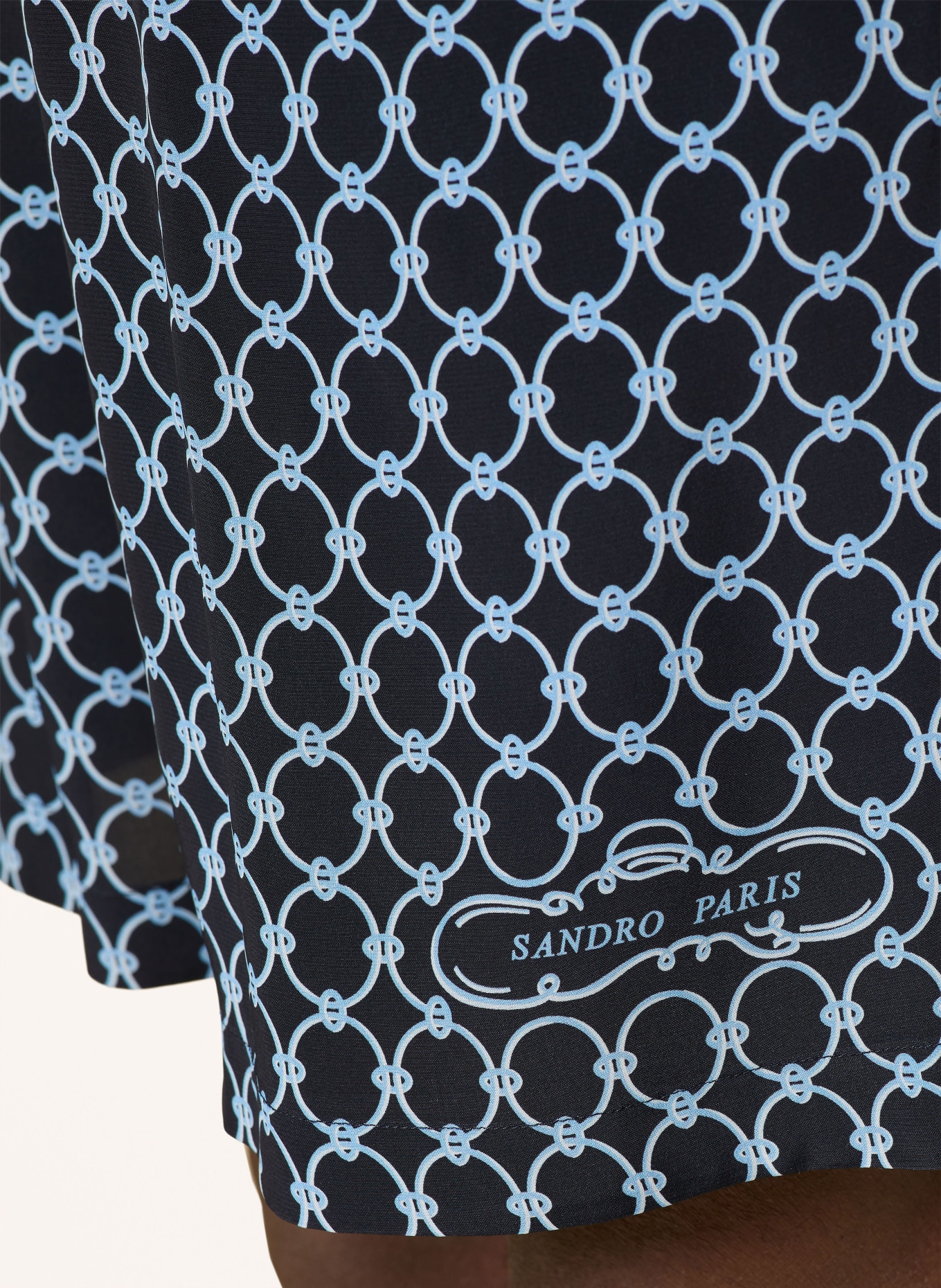 SANDRO Shorts: DUNKELBLAU / HELLBLAU / WEISS