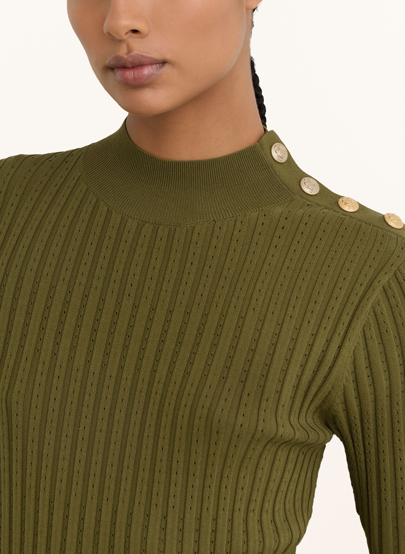 REISS Strickkleid HARRIETT: OLIV