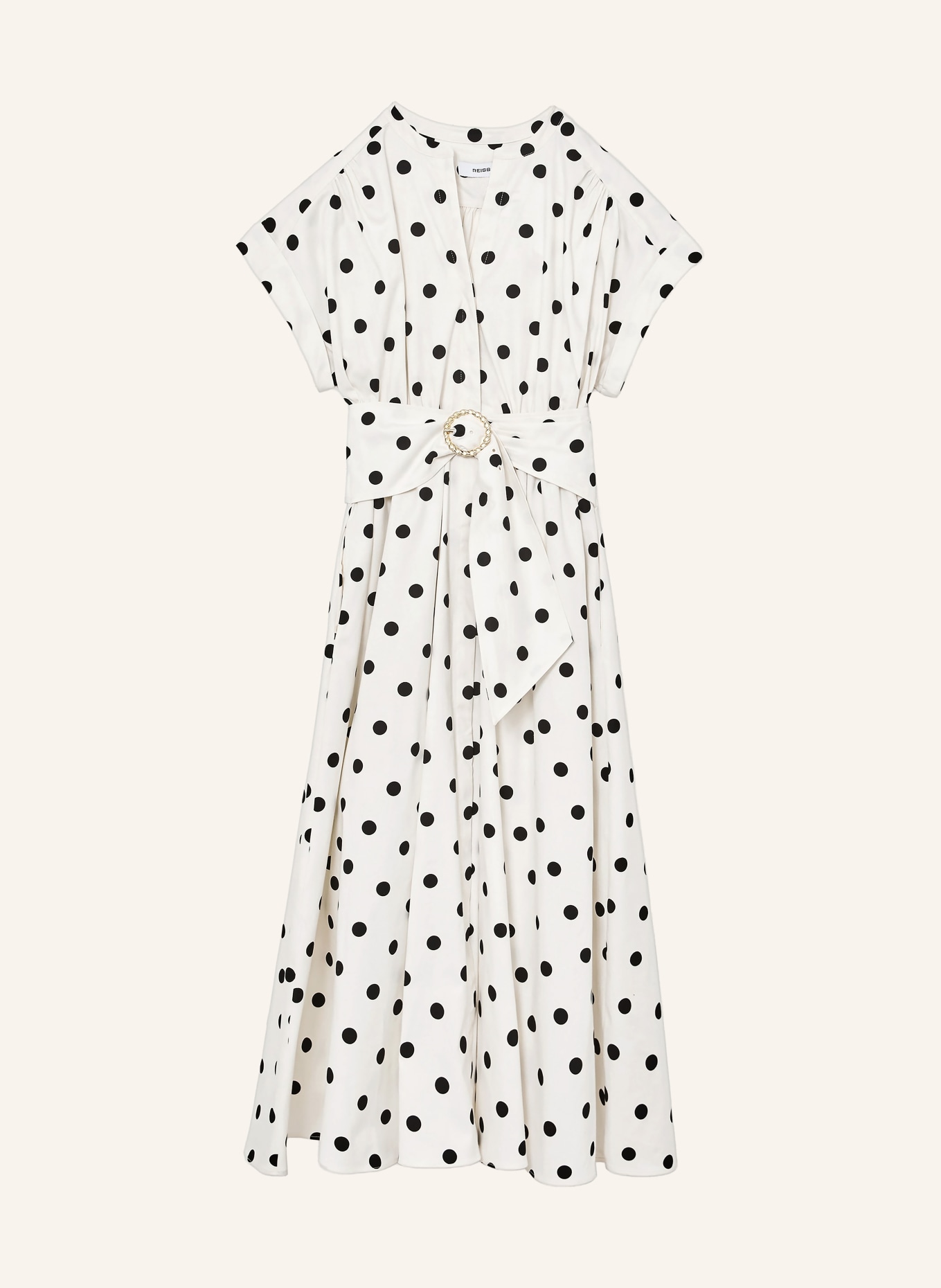 REISS Kleid SAWYER: WEISS / SCHWARZ