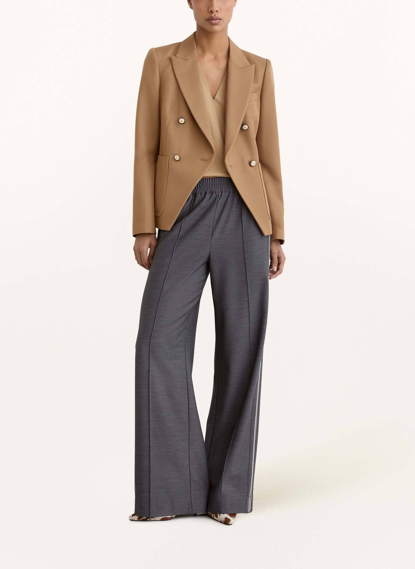 REISS Blazer GIGI: COGNAC