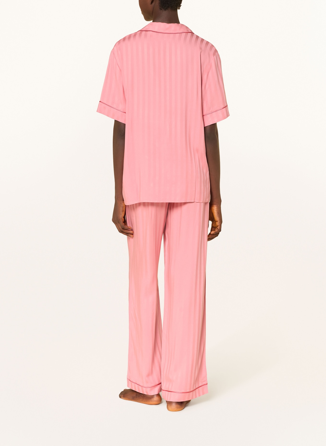 Triumph Lounge kalhoty AMOURETTE JACQUARD: RŮŽOVÁ / RŮŽOVÁ