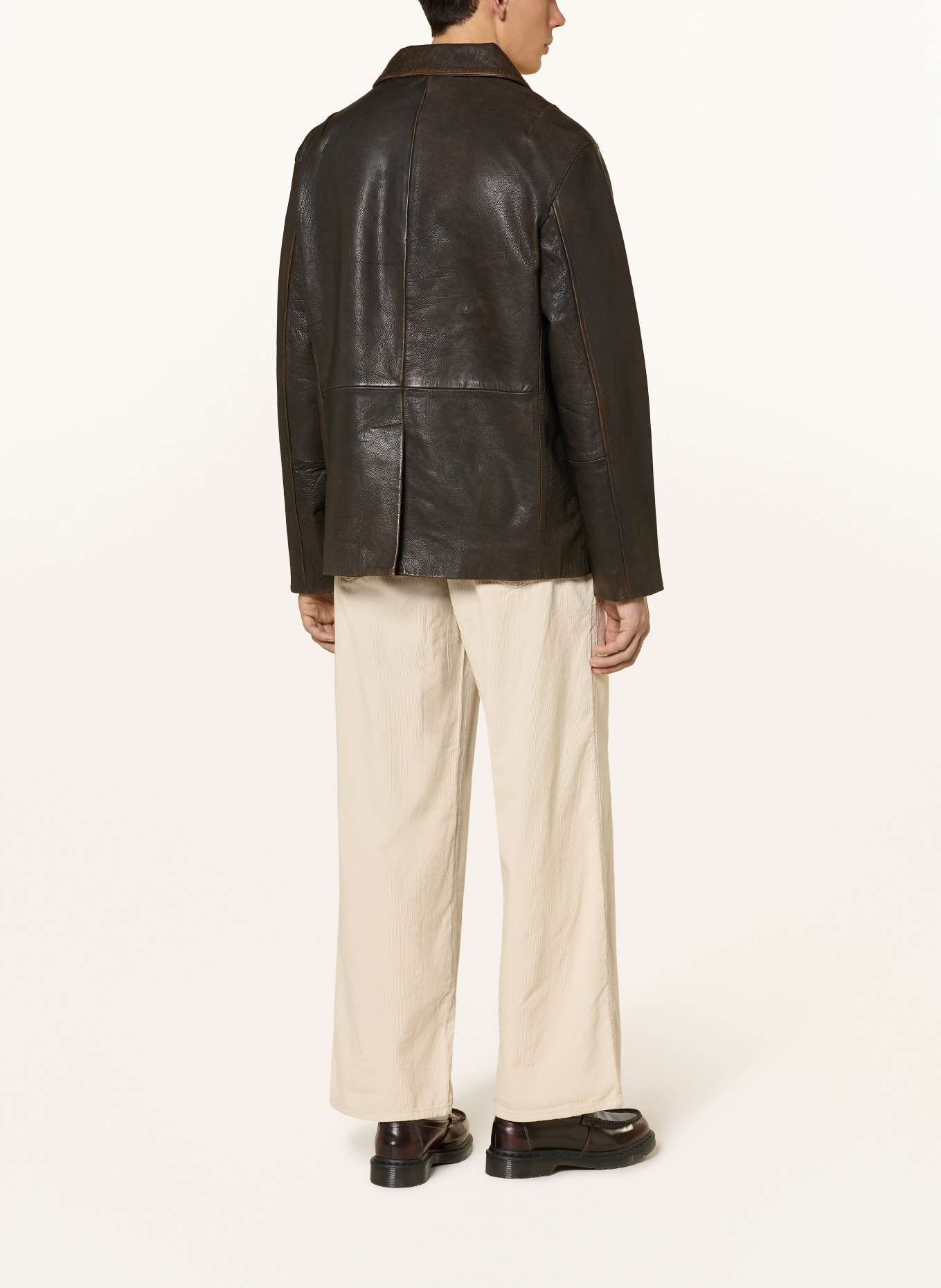 ALLSAINTS SABBATH corduroy pants, regular fit: BEIGE