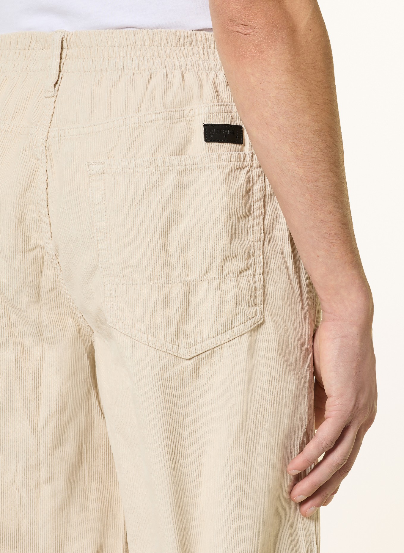 ALLSAINTS SABBATH corduroy pants, regular fit: BEIGE