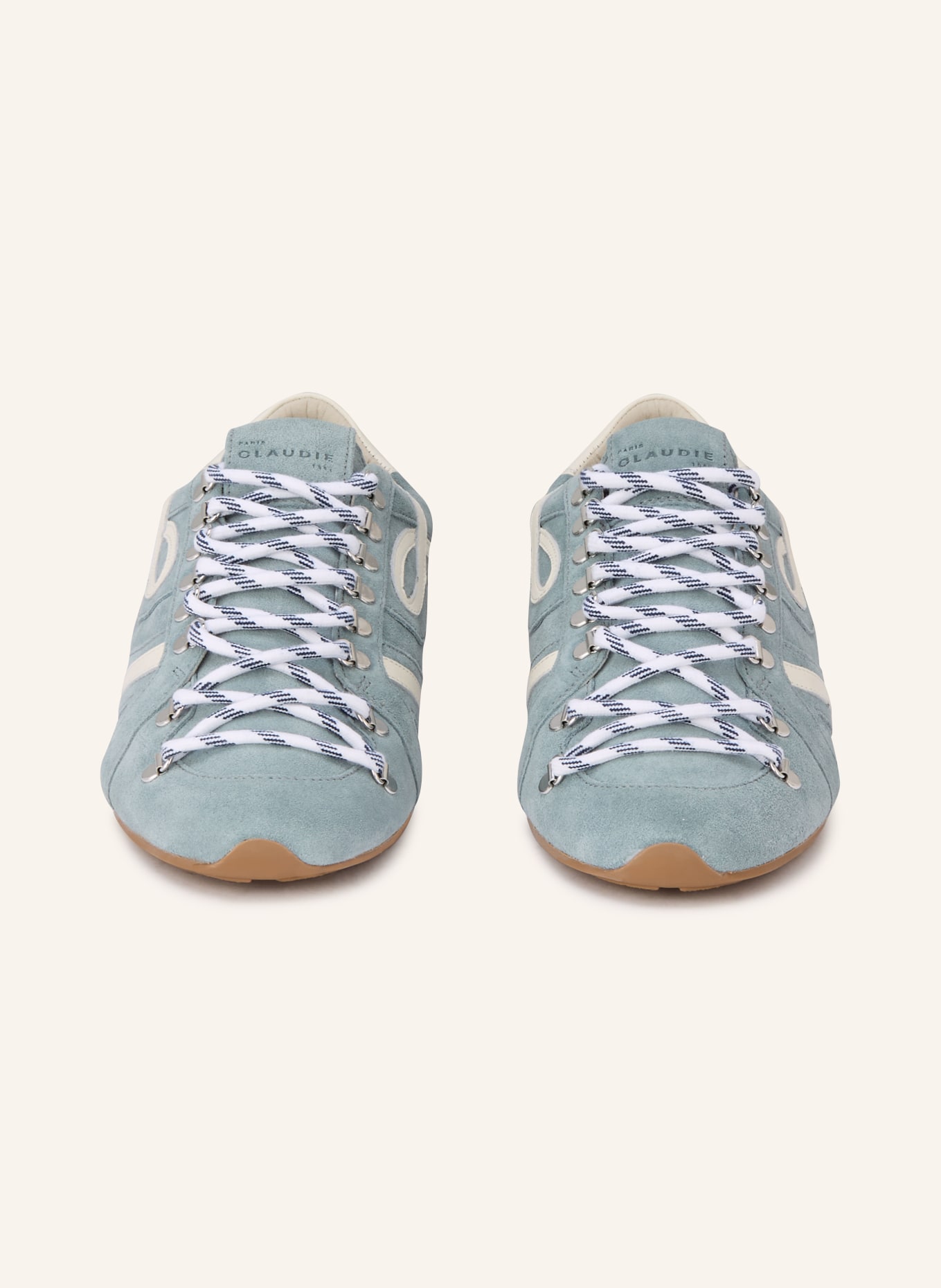 CLAUDIE PIERLOT trampki: SZARONIEBIESKI / BIAŁY