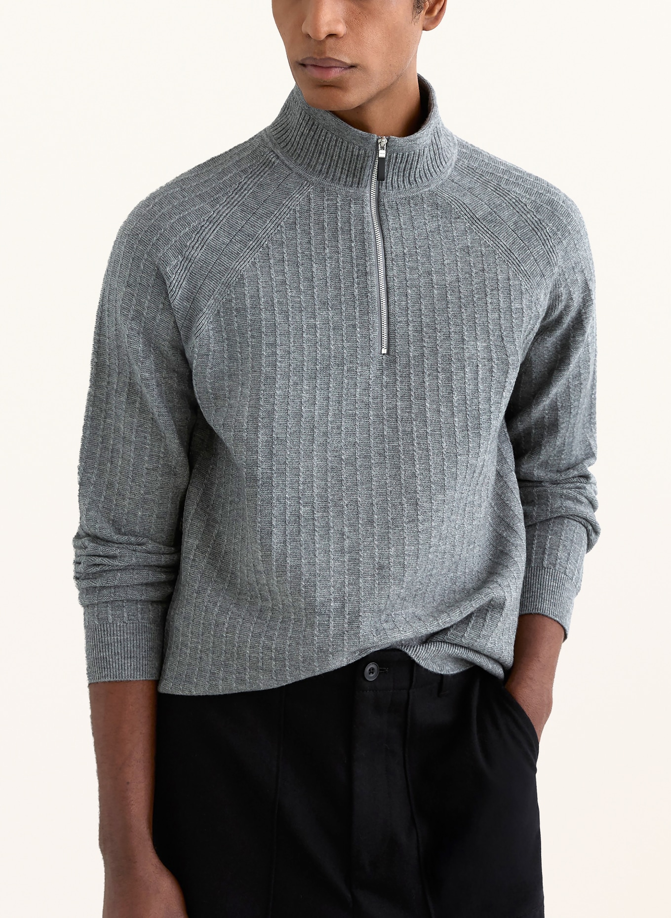 REISS Troyer Aldershot: GRAY