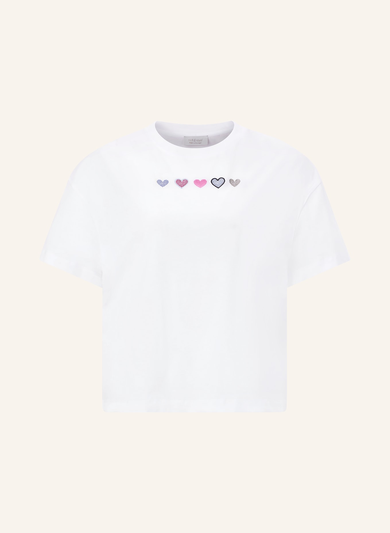 Rich & Royal tričko: BÍLÁ