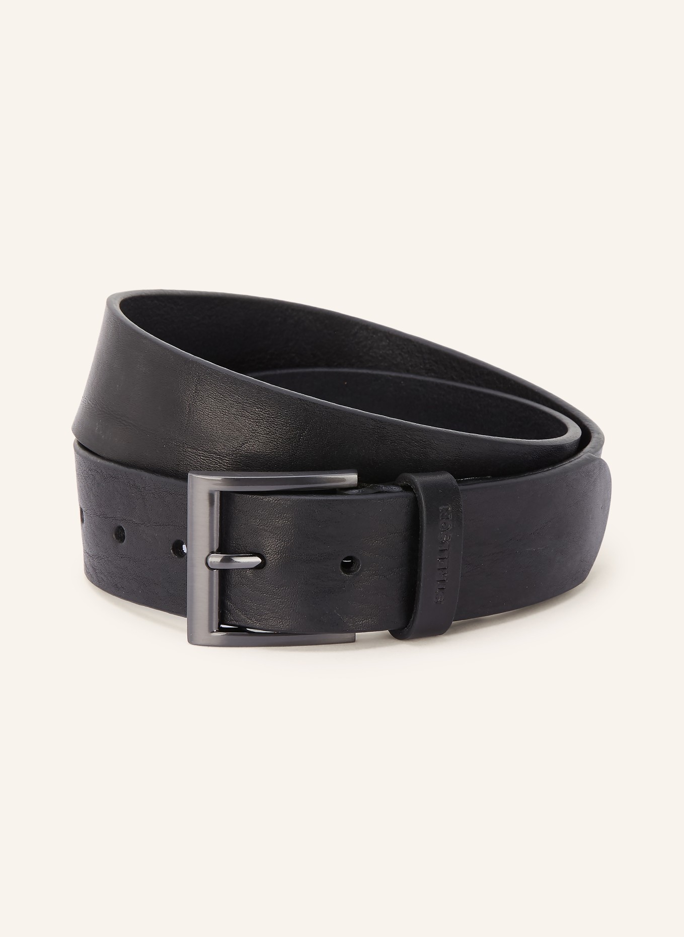 STRELLSON leather belt: BLACK