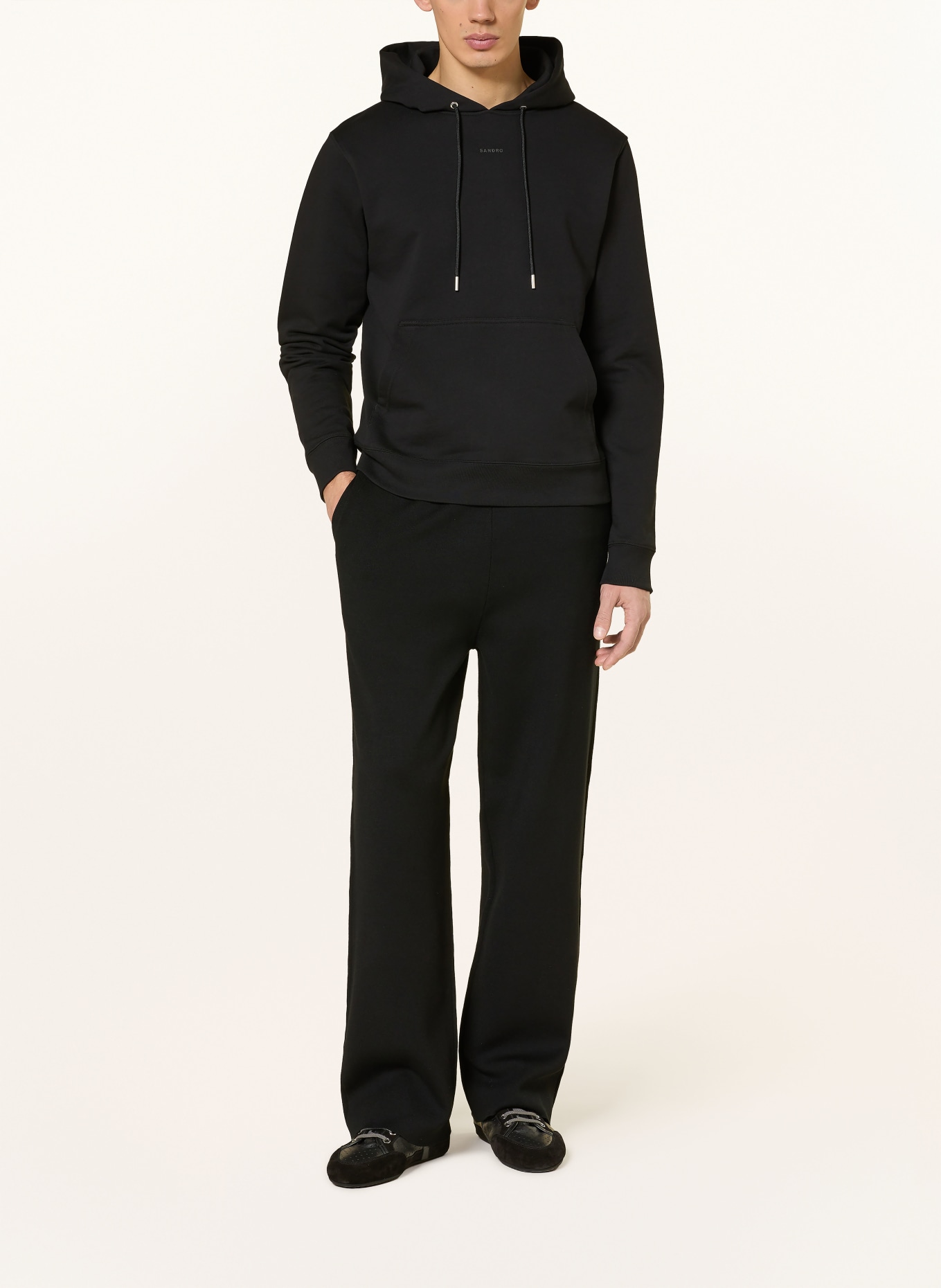 SANDRO Sweatpants: SCHWARZ