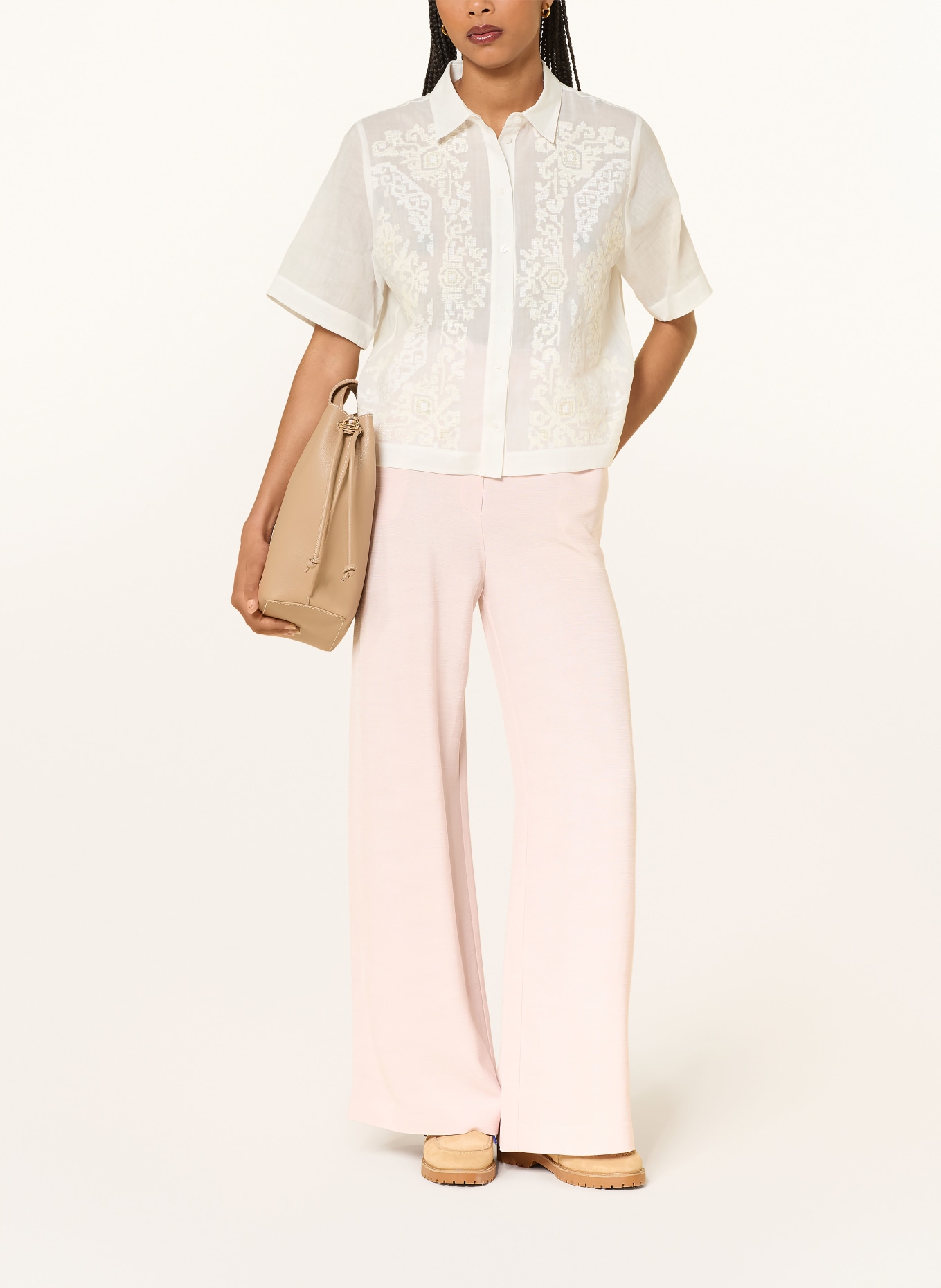 CLAUDIE PIERLOT Hemdbluse: WEISS