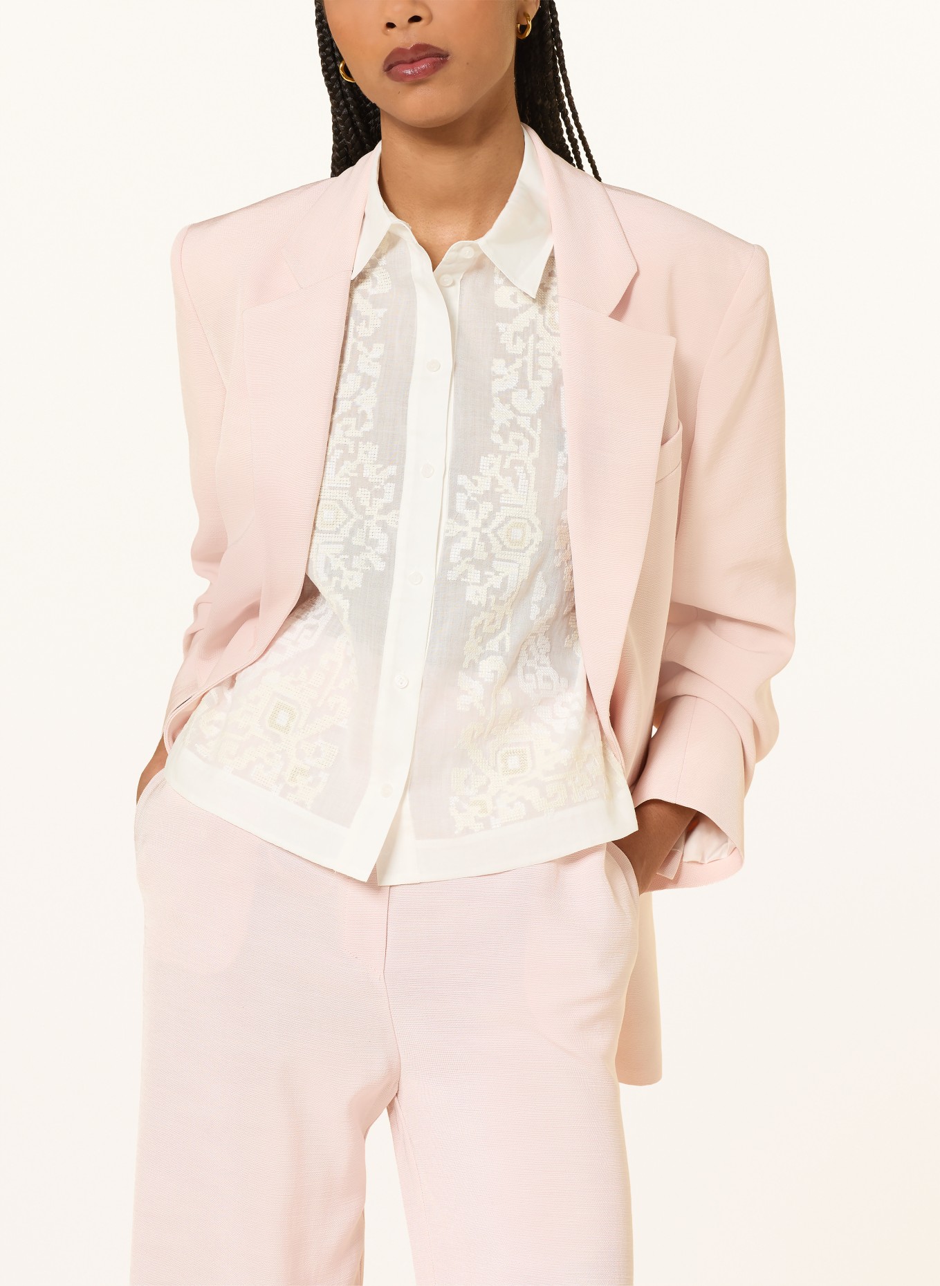 CLAUDIE PIERLOT Hemdbluse: WEISS