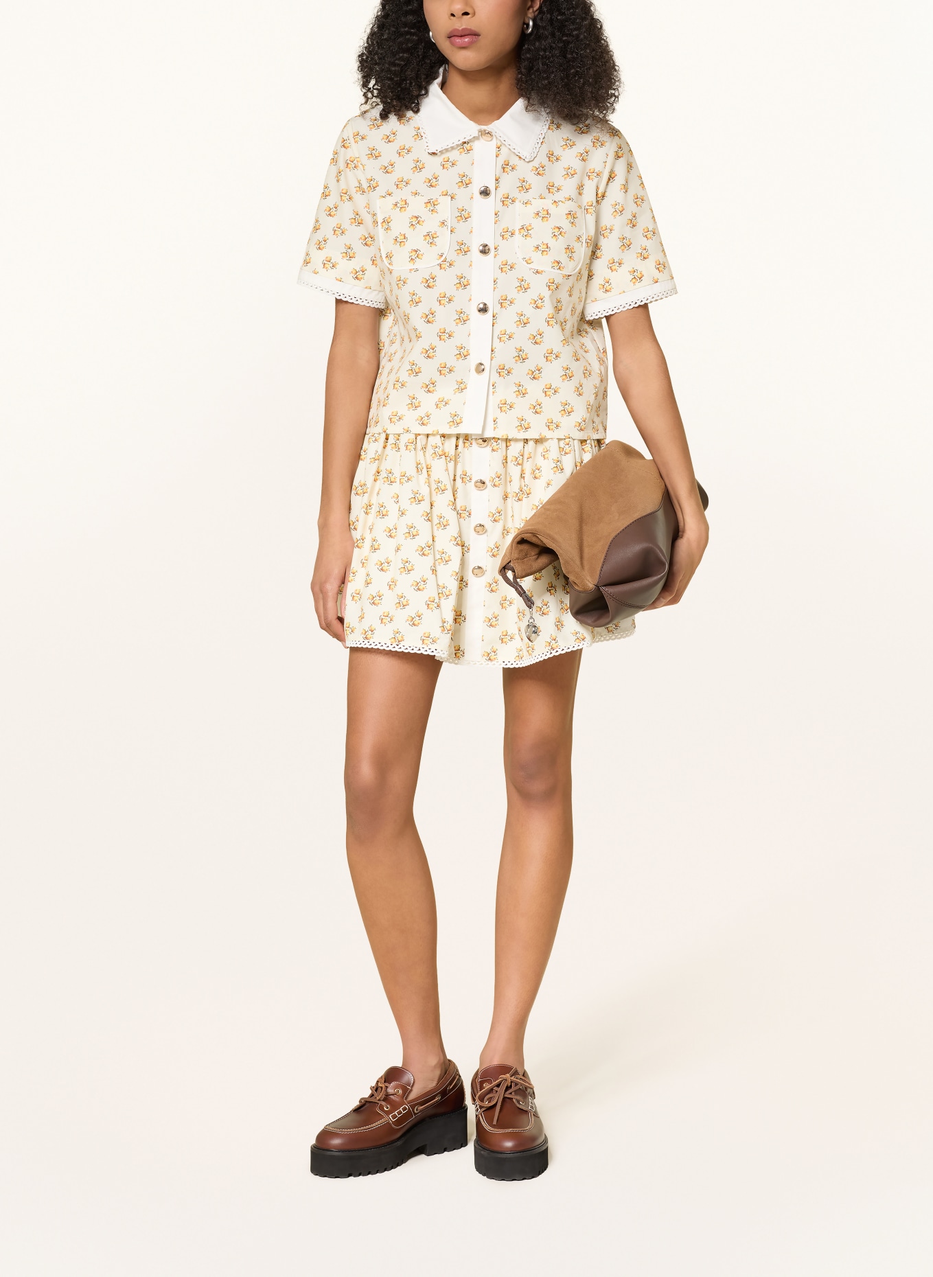 maje Skort: HELLGELB / ORANGE / GELB