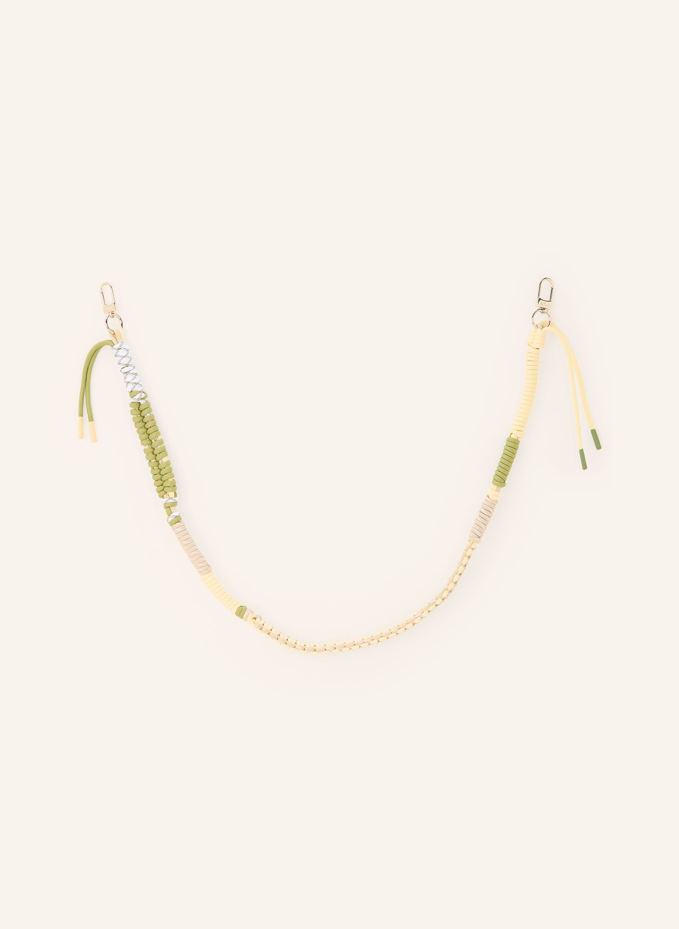 maje Schulterriemen: HELLGELB / BEIGE / GRÜN