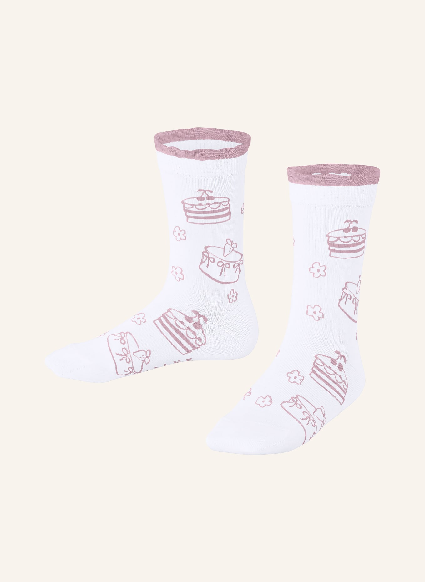 FALKE Socken BEAUTIFUL CAKES: 2000 WHITE