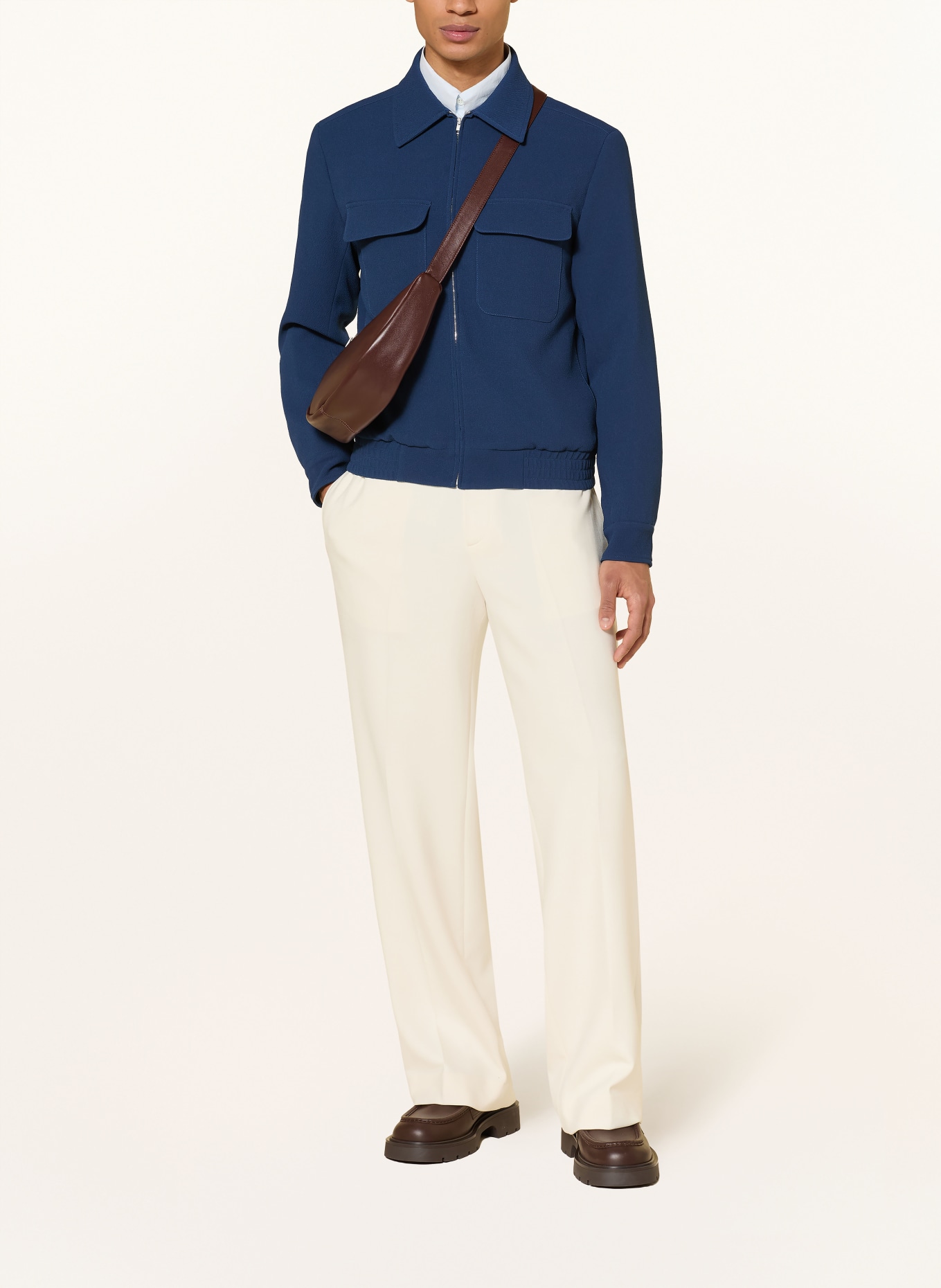 SANDRO Blouson: DUNKELBLAU